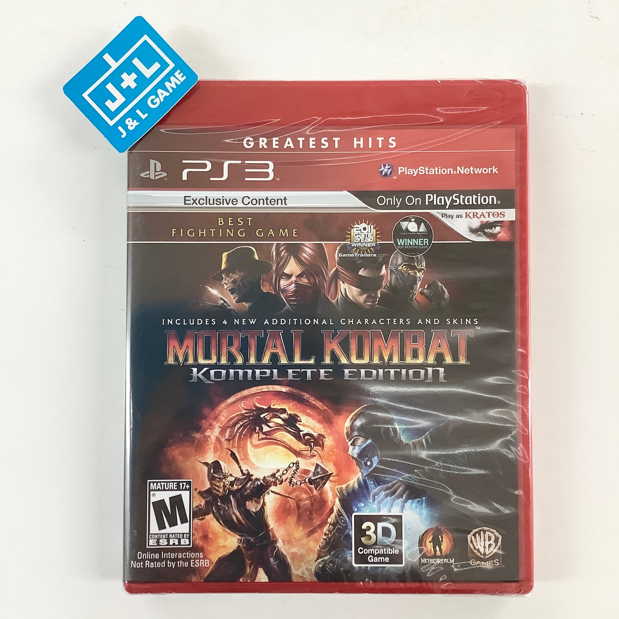 MORTAL KOMBAT KOMPLETE ED (ONLINE PASS) (new) - PlayStation 3 GAMES – Back  in The Game Video Games