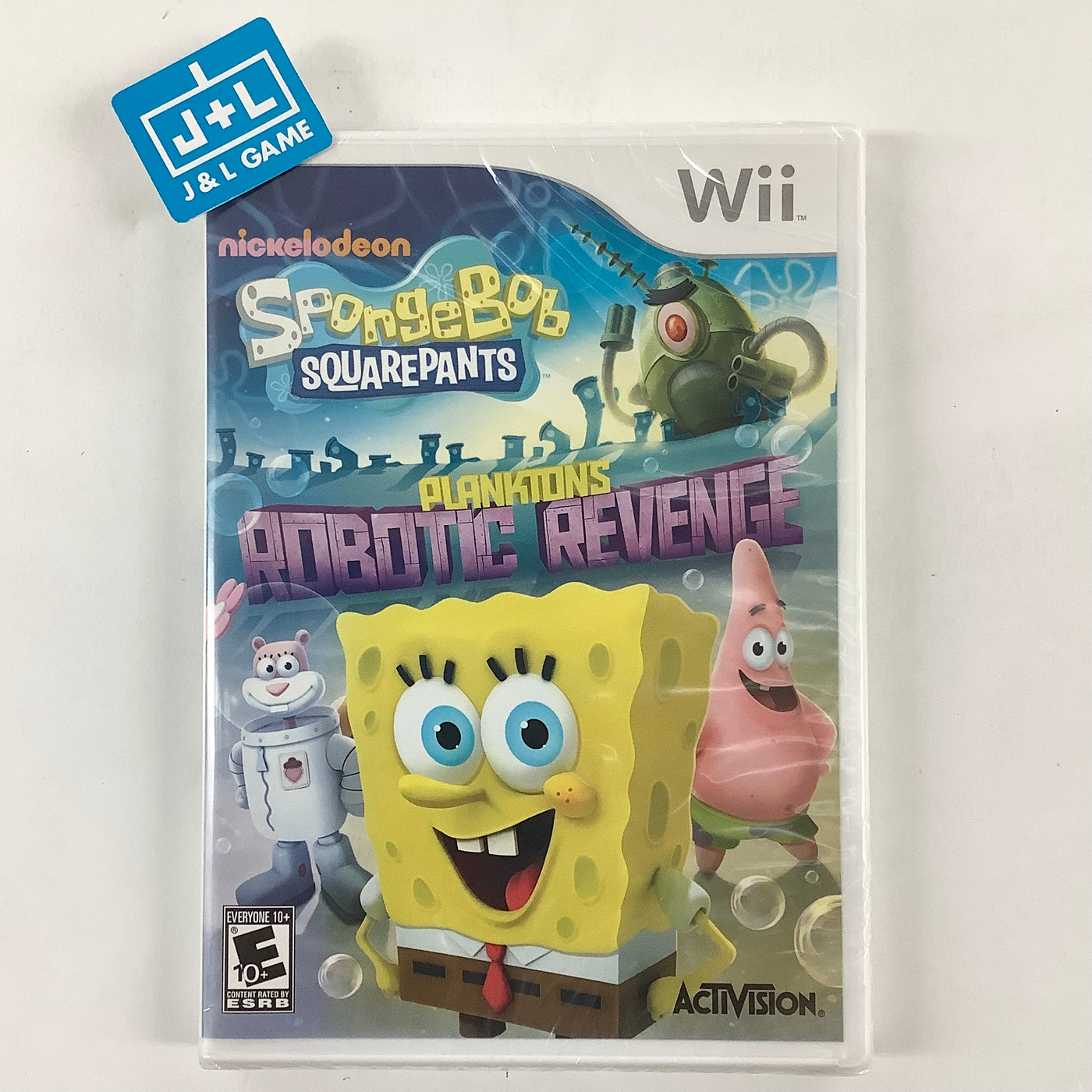 Spongebob Squarepants: Plankton's Robotic Revenge - Nintendo Wii 