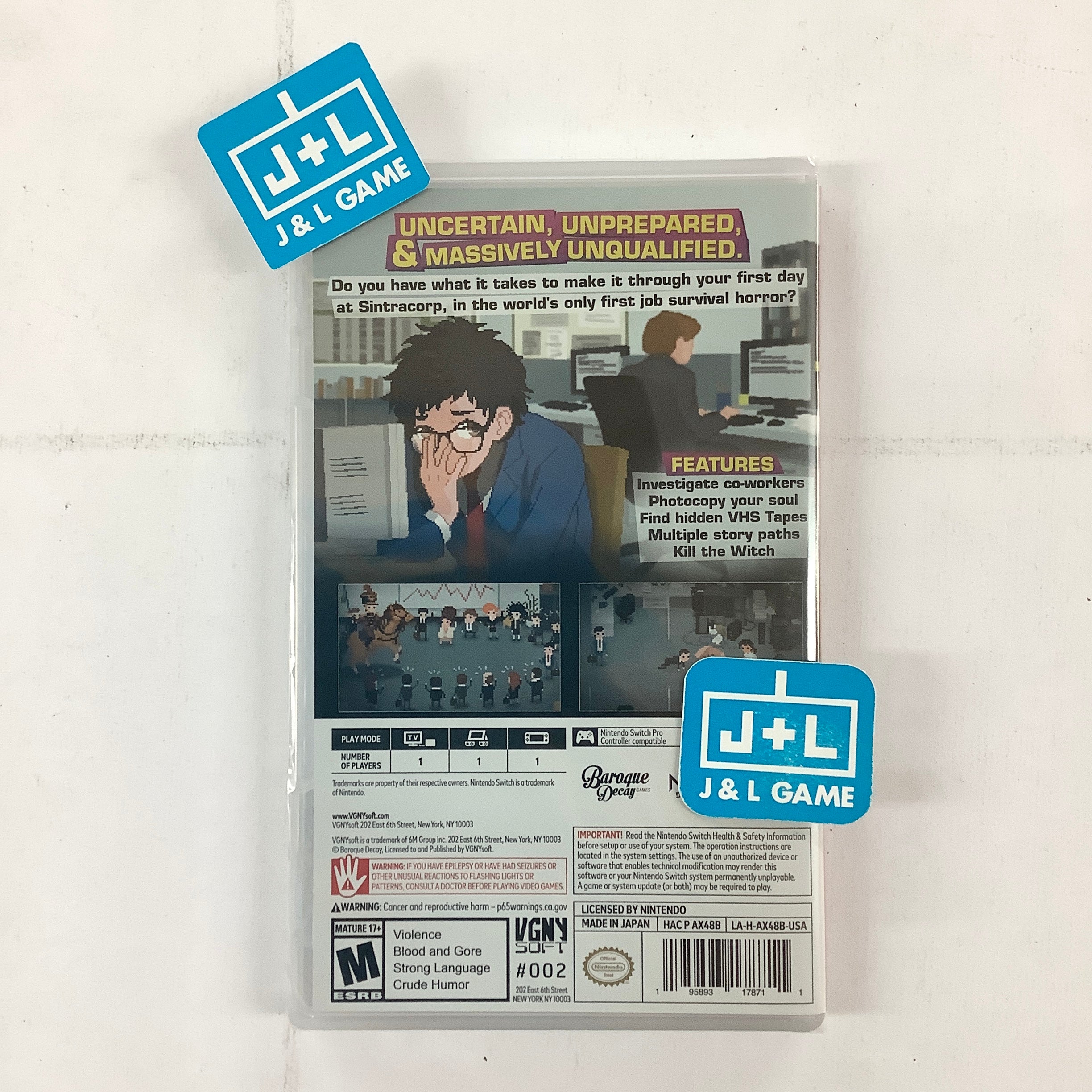 Yuppie Psycho: Executive Edition (Elite Edition) - (NSW) Nintendo Switch Video Games VGNYsoft   