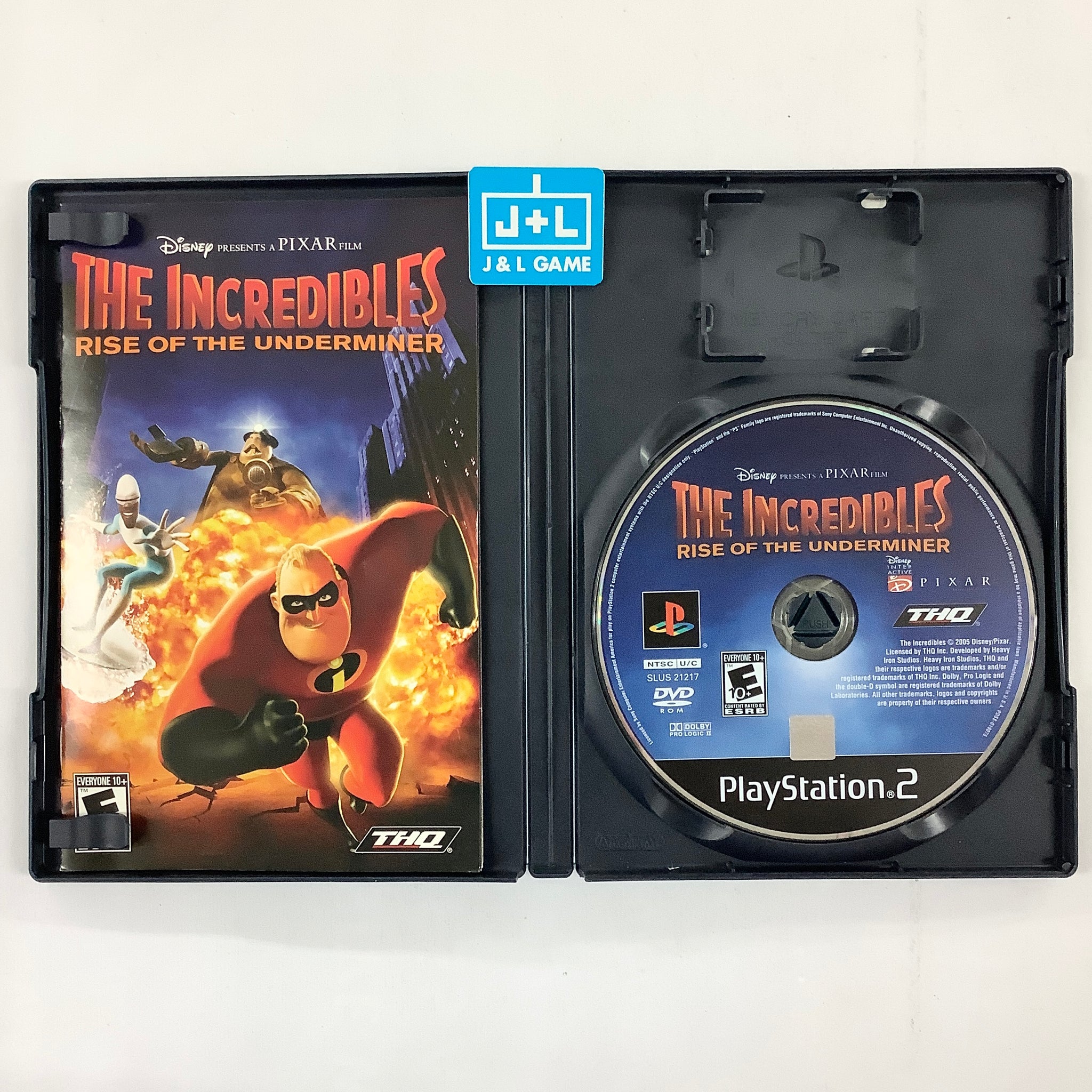 The Incredibles: Rise of the Underminer - (PS2) PlayStation 2 [Pre-Own ...