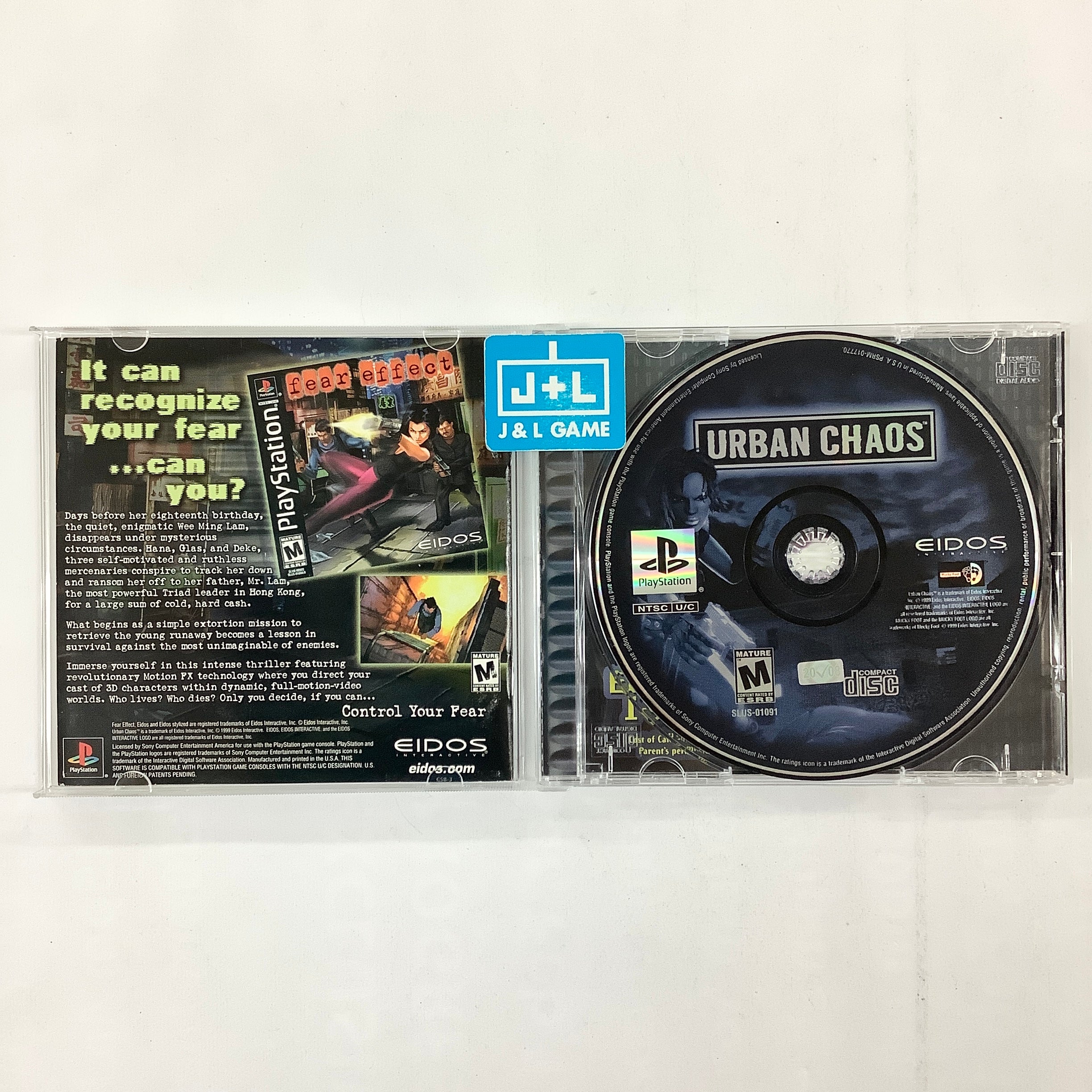 Urban Chaos - (PS1) PlayStation 1 [Pre-Owned] Video Games Eidos Interactive   