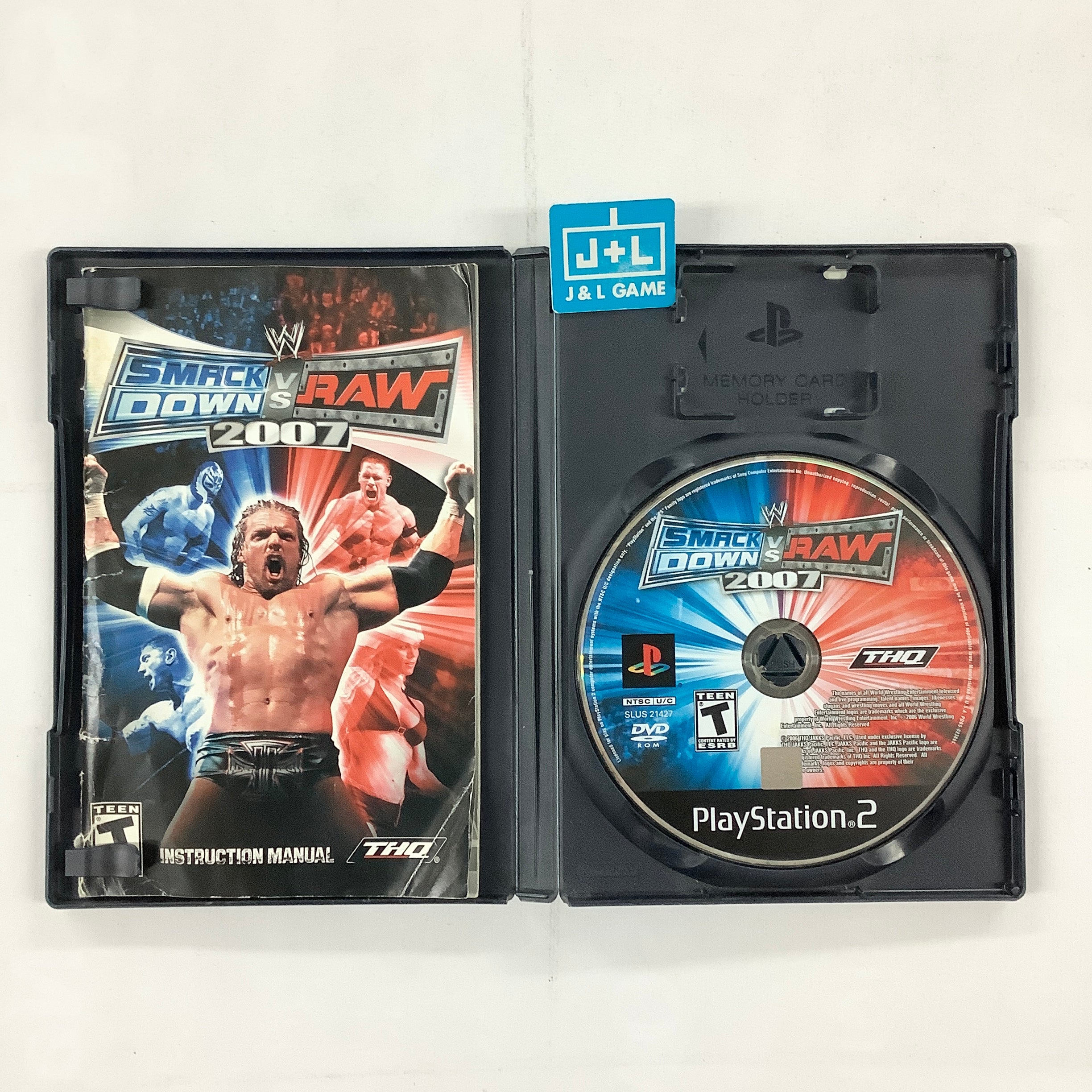 WWE SmackDown vs. Raw 2007 - (PS2) PlayStation 2 [Pre-Owned] Video Games THQ   