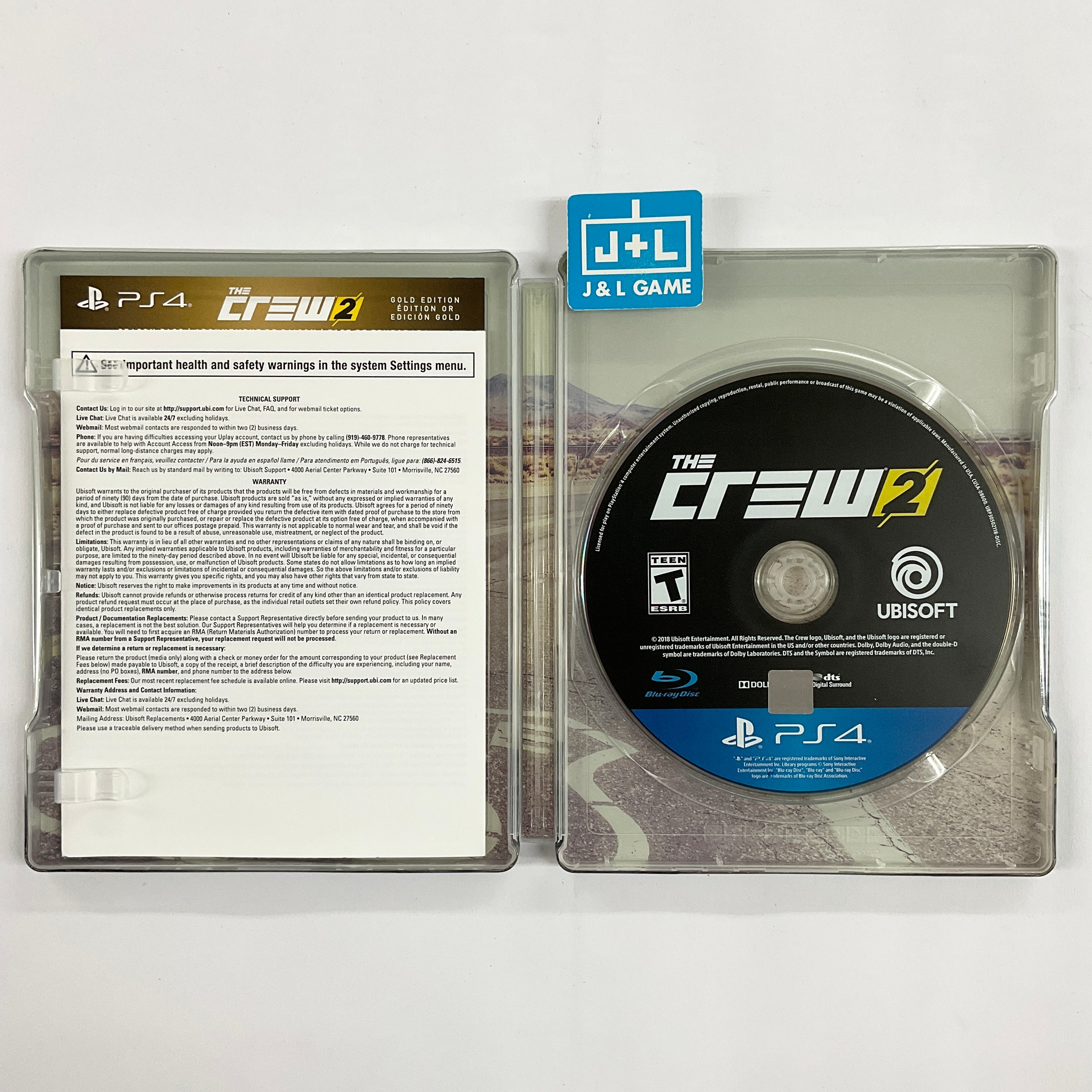 The Crew 2 (Gold Edition) - (PS4) PlayStation 4 [Pre-Owned] Video Games Ubisoft