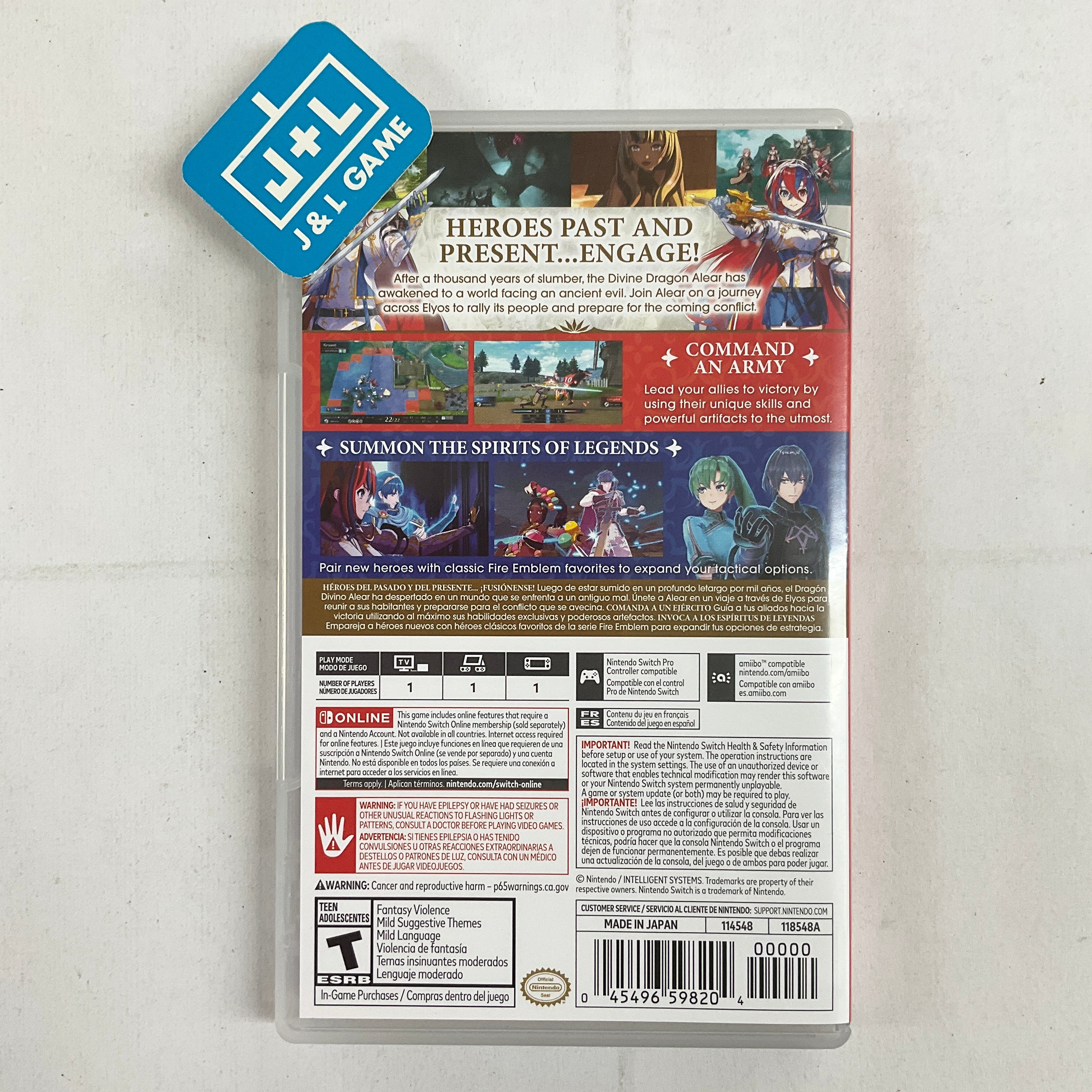 Fire Emblem Engage - (NSW) Nintendo Switch [Pre-Owned] Video Games Nintendo   