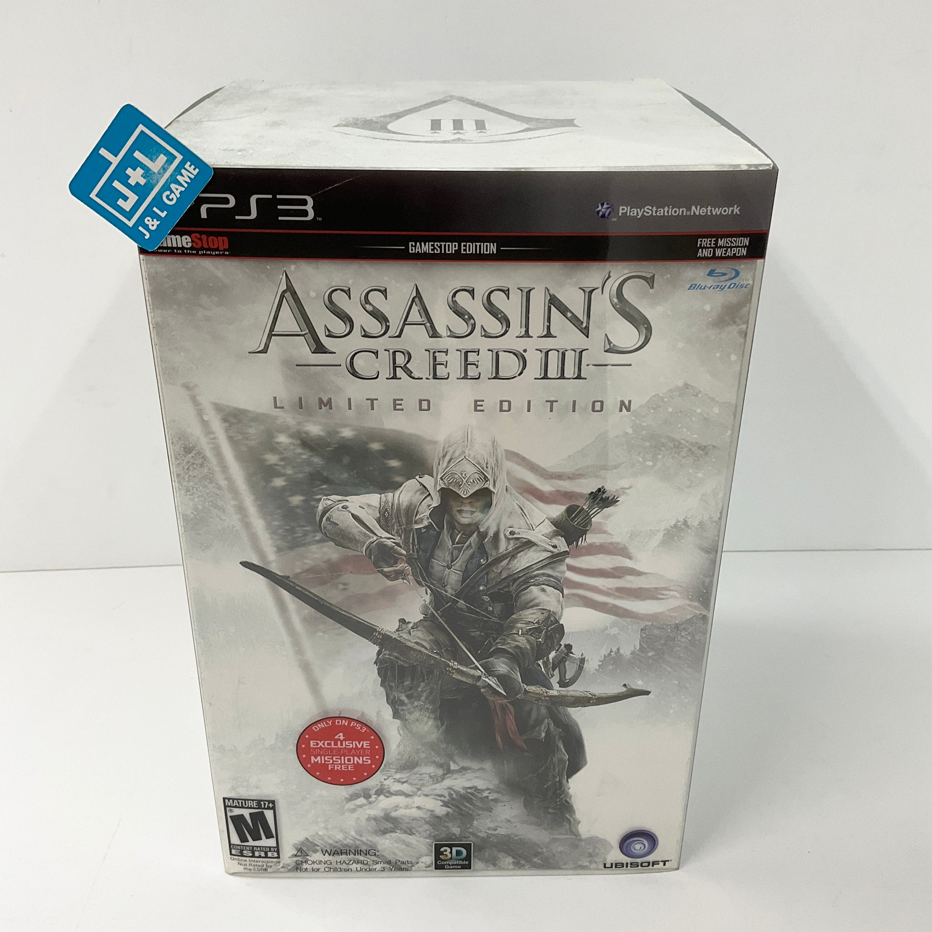 Assassin's Creed III (Limited Edition) - (PS3) PlayStation 3 Video Games Ubisoft   