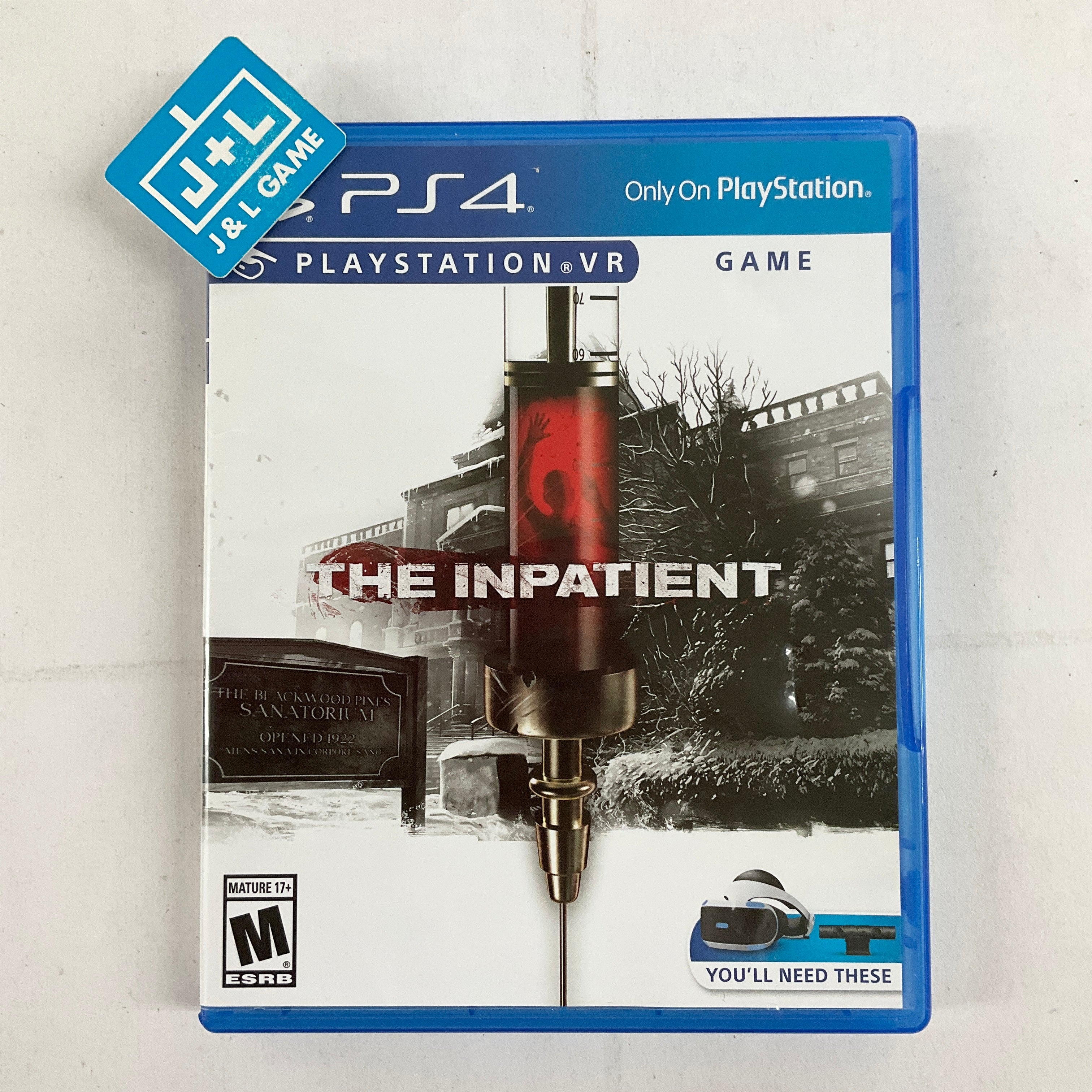 The Inpatient PlayStation VR PS4 PlayStation 4 Pre Owned