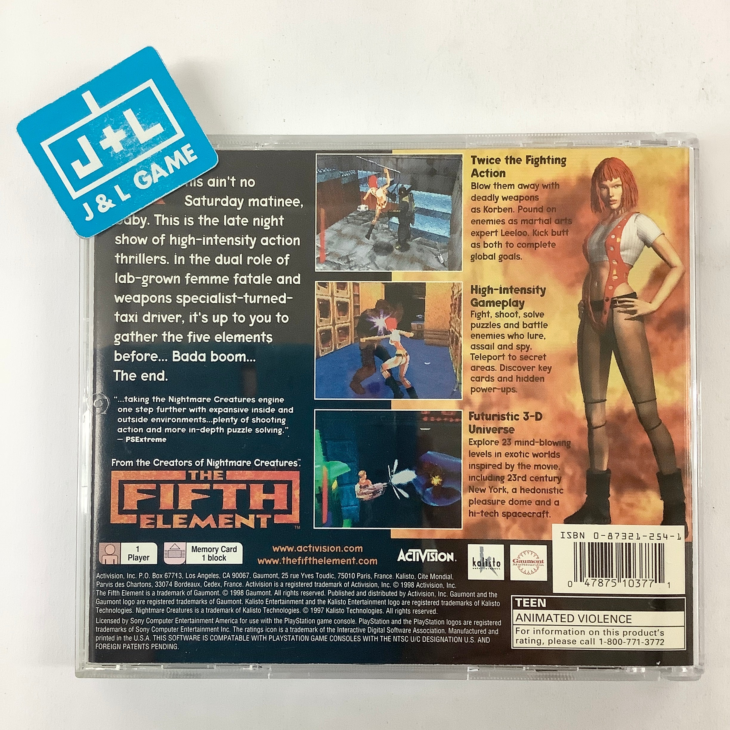 The Fifth Element - (PS1) PlayStation 1 [Pre-Owned] Video Games Activision   