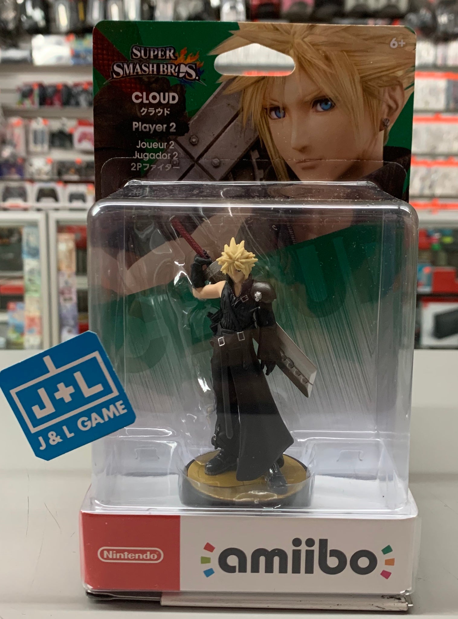 Cloud Player 2 (Super Smash Bros. Series) - Nintendo WiiU Amiibo – J&L ...