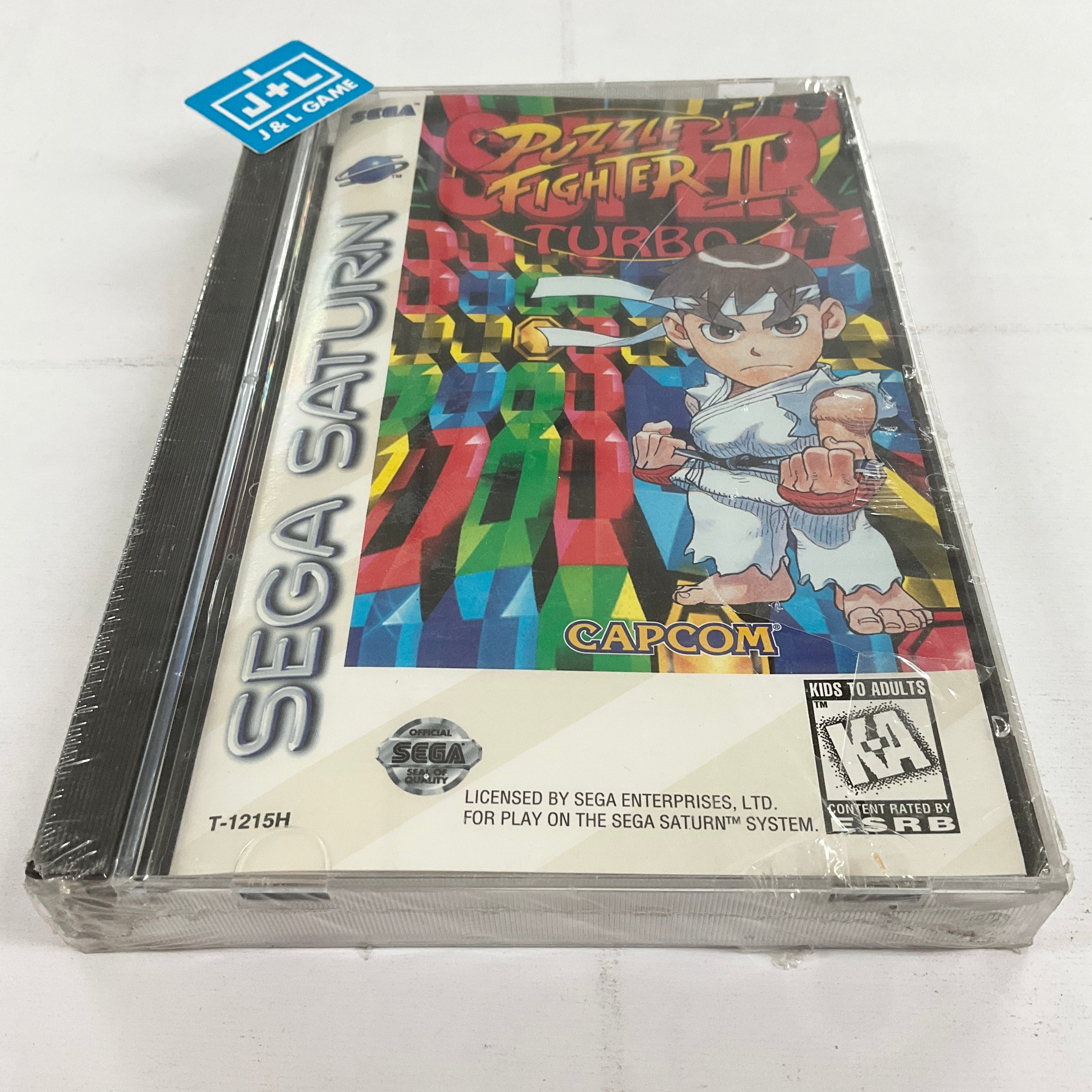 Sega Saturn top Puzzle Fighter 2 Turbo Scratch Free Tested & Working