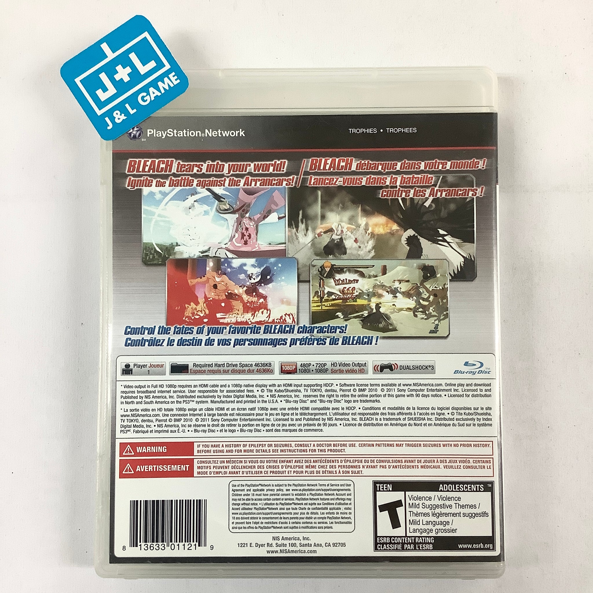 Bleach: Soul Resurreccion - (PS3) PlayStation 3 [Pre-Owned] – J&L Video ...