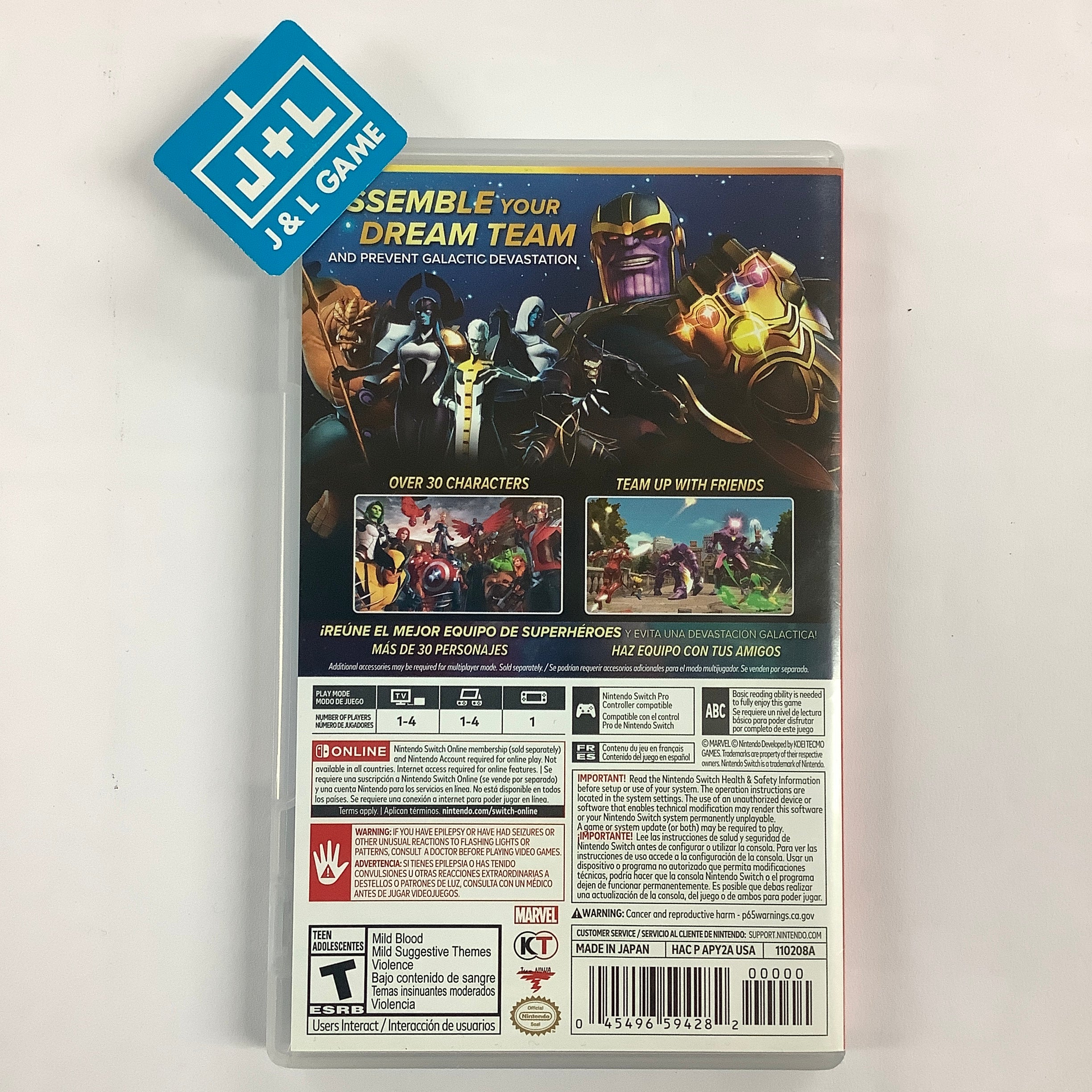 Marvel Ultimate Alliance 3: The Black Order - (NSW) Nintendo Switch [Pre-Owned] Video Games Nintendo   