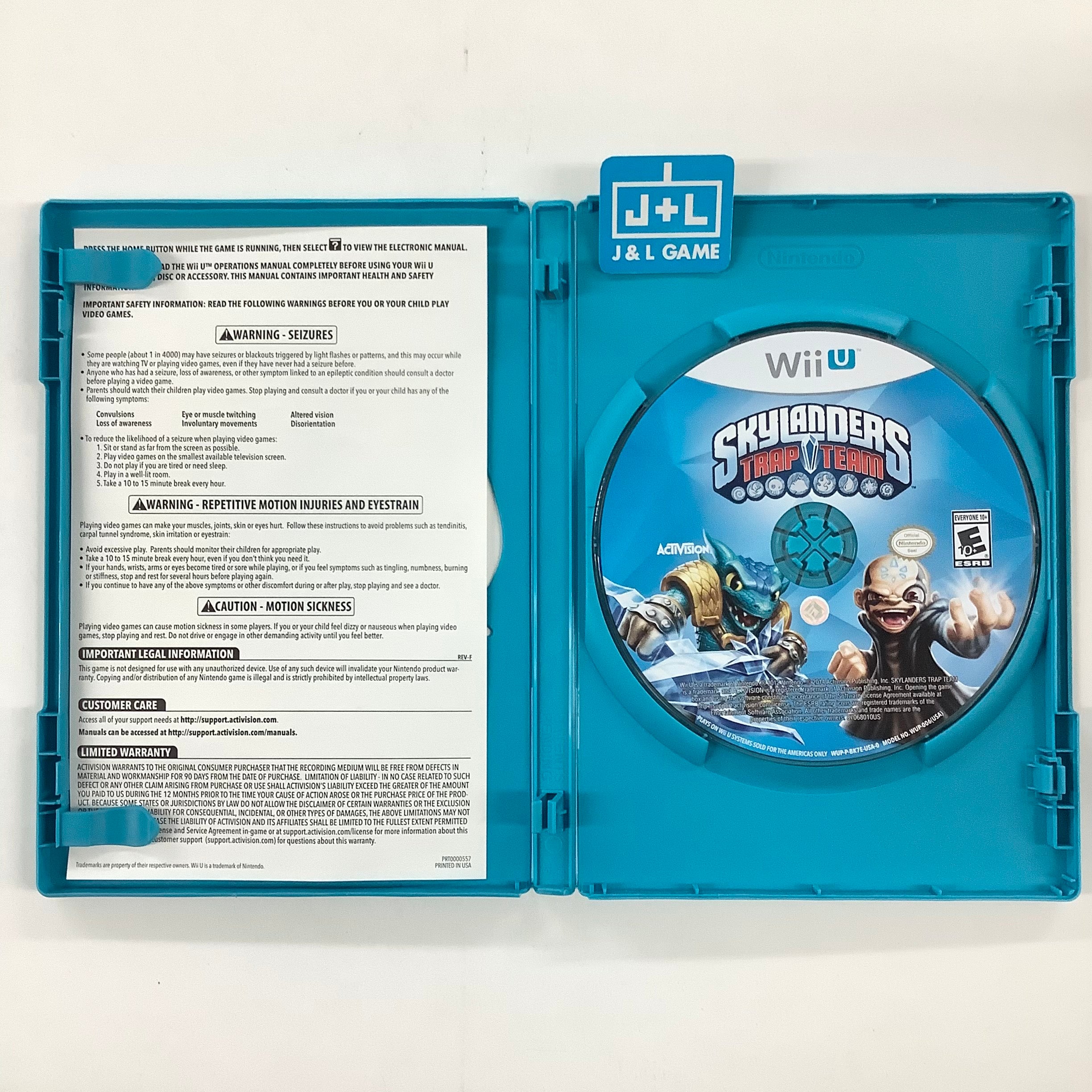 Skylanders Trap Team (Game Only) - Nintendo Wii U [Pre-Owned] Video Games ACTIVISION