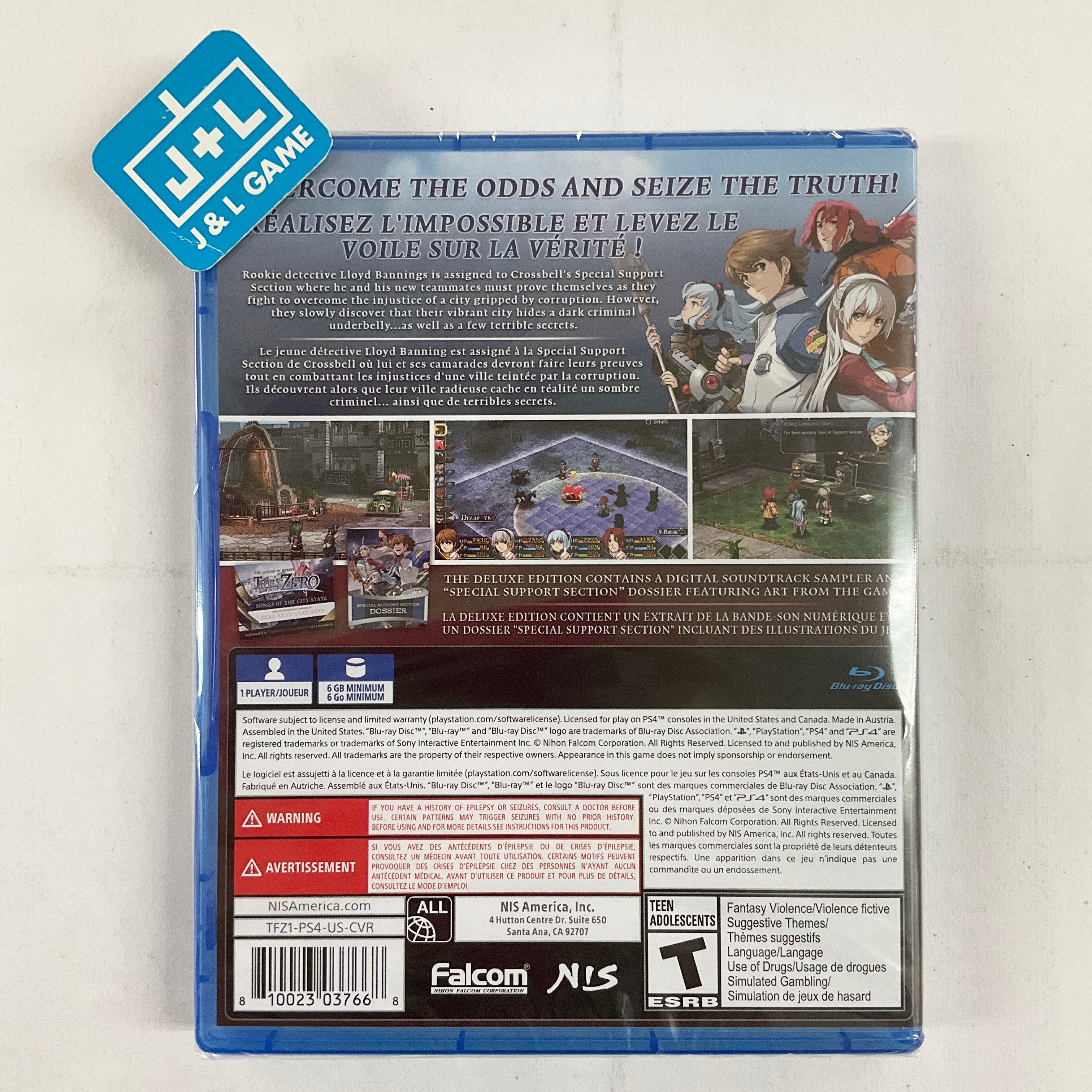 The Legend of Heroes: Trails From Zero - (PS4) PlayStation 4 Video Games NIS America   