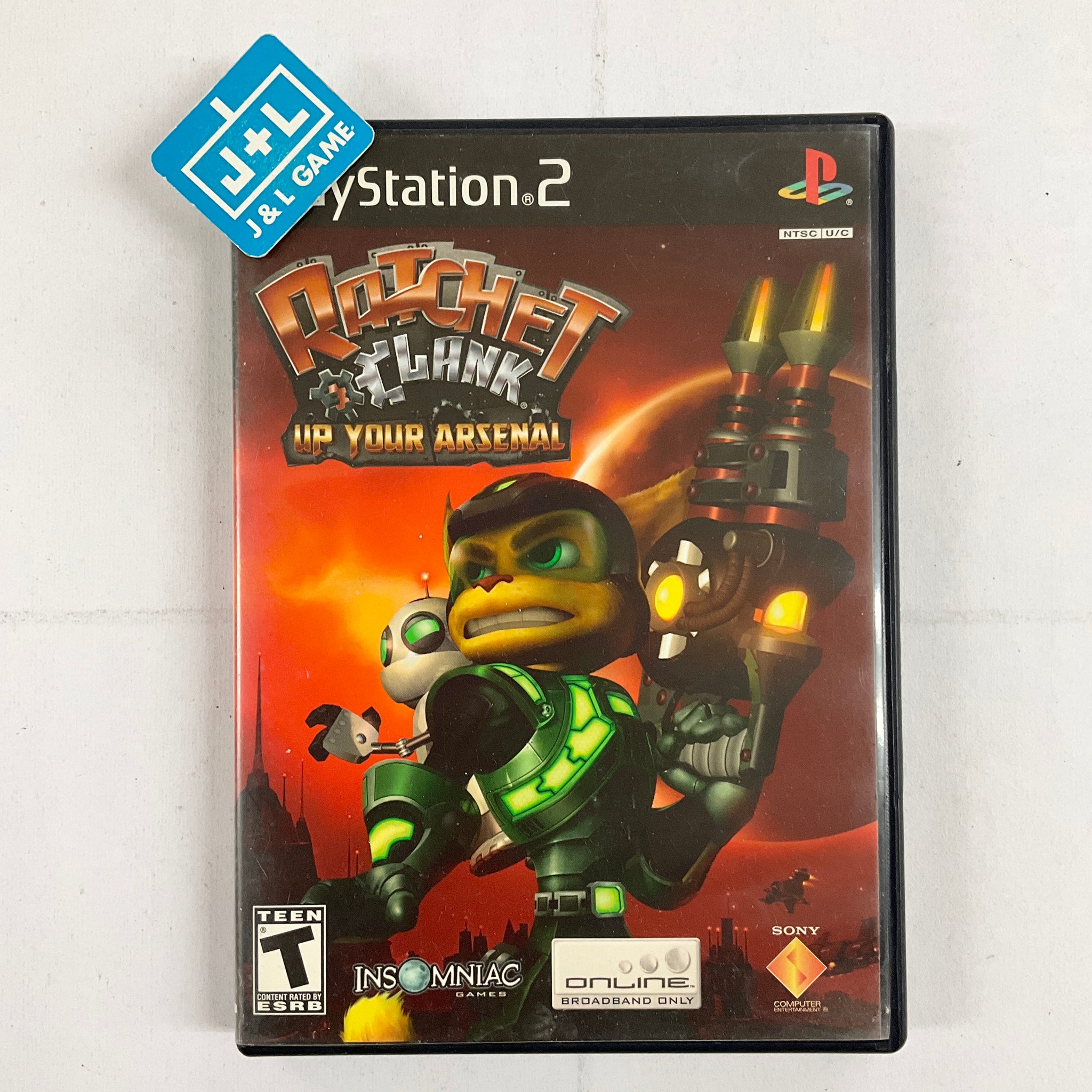 Ratchet and Clank Up Your Arsenal Sony Playstation 2 Game