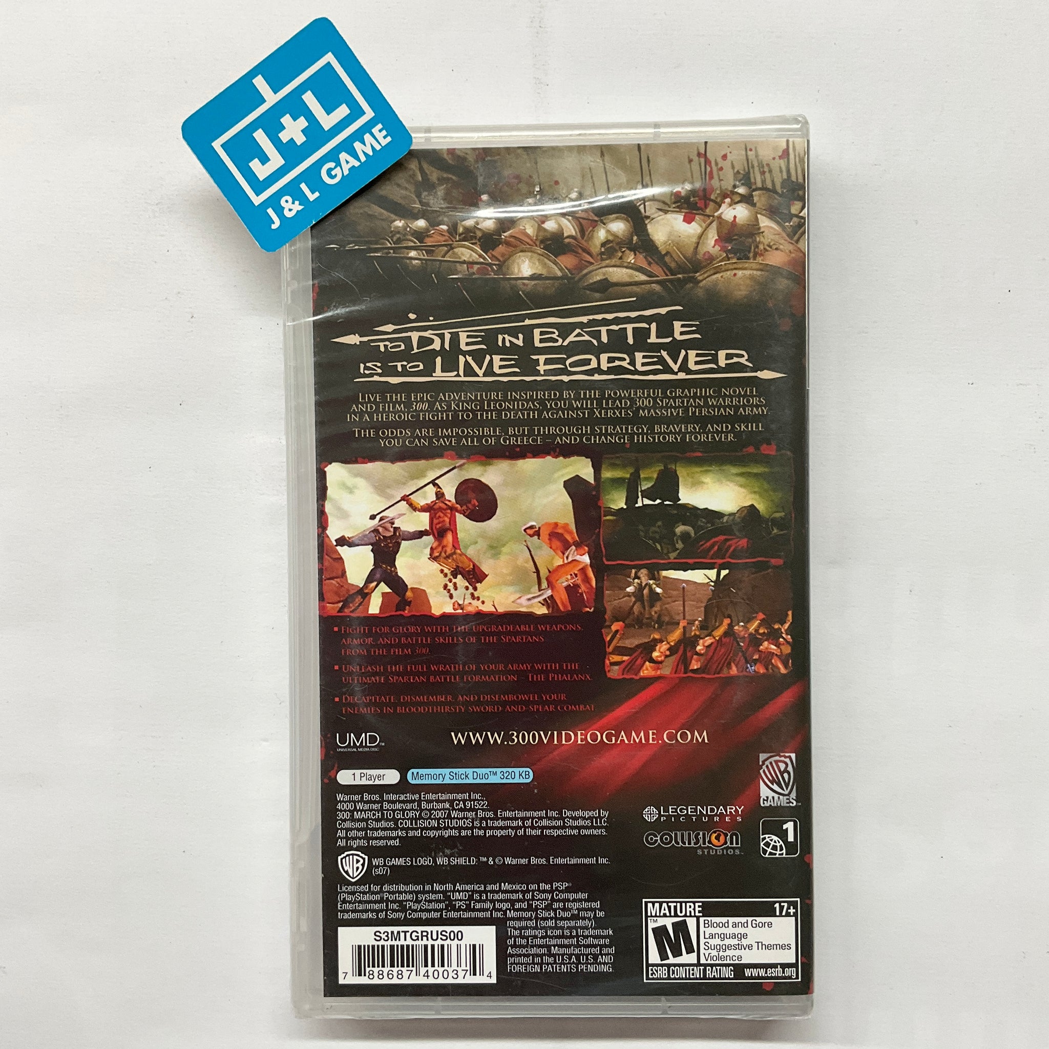 300: March to Glory - Sony PSP – J&L Video Games New York City