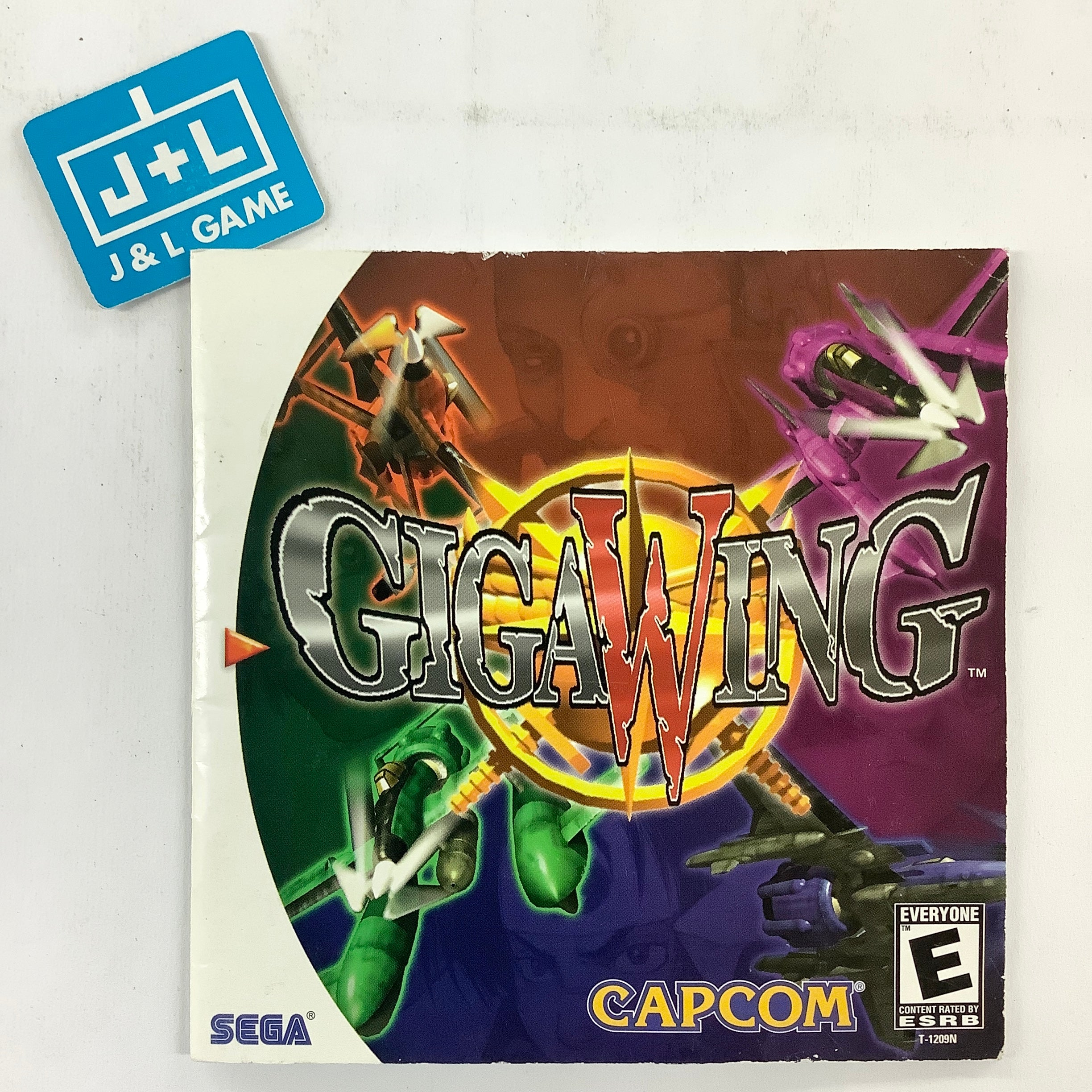 GigaWing (Sega Dreamcast, factory 2000) Complete