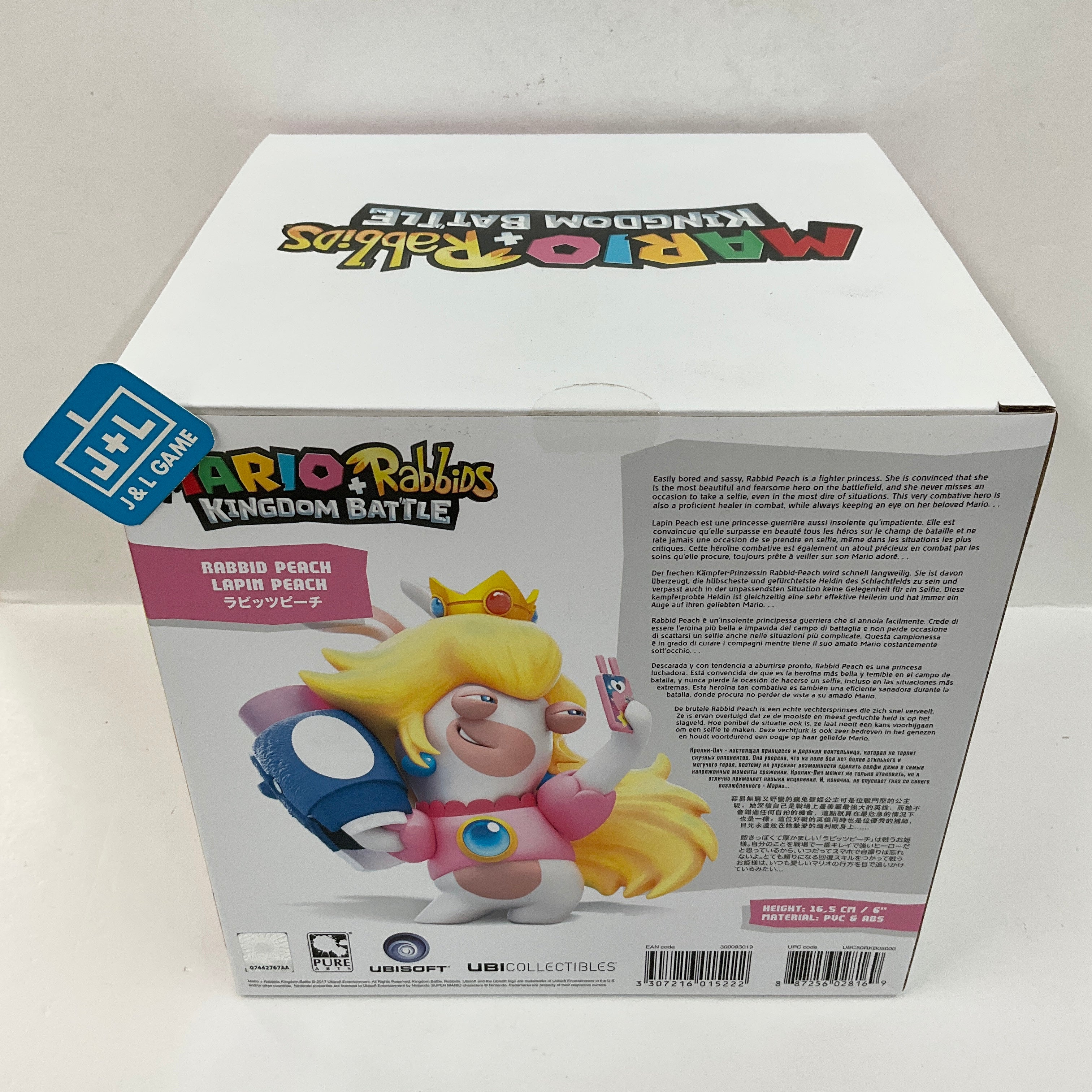 Mario + Rabbids Kingdom Battle Rabbid Peach 6" Figure Toy Ubisoft   