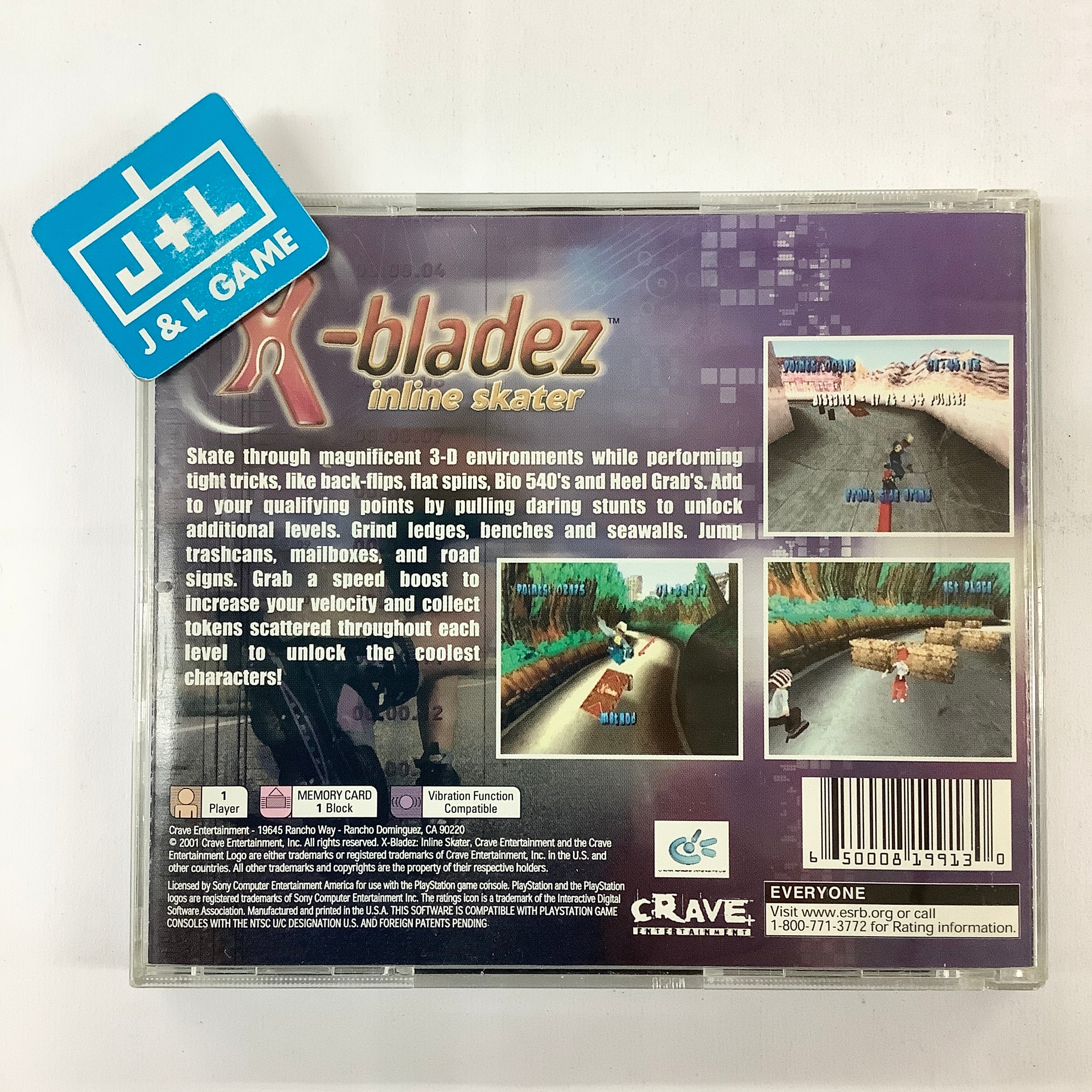 X-Bladez: Inline Skater - (PS1) PlayStation 1 [Pre-Owned] Video Games Crave   