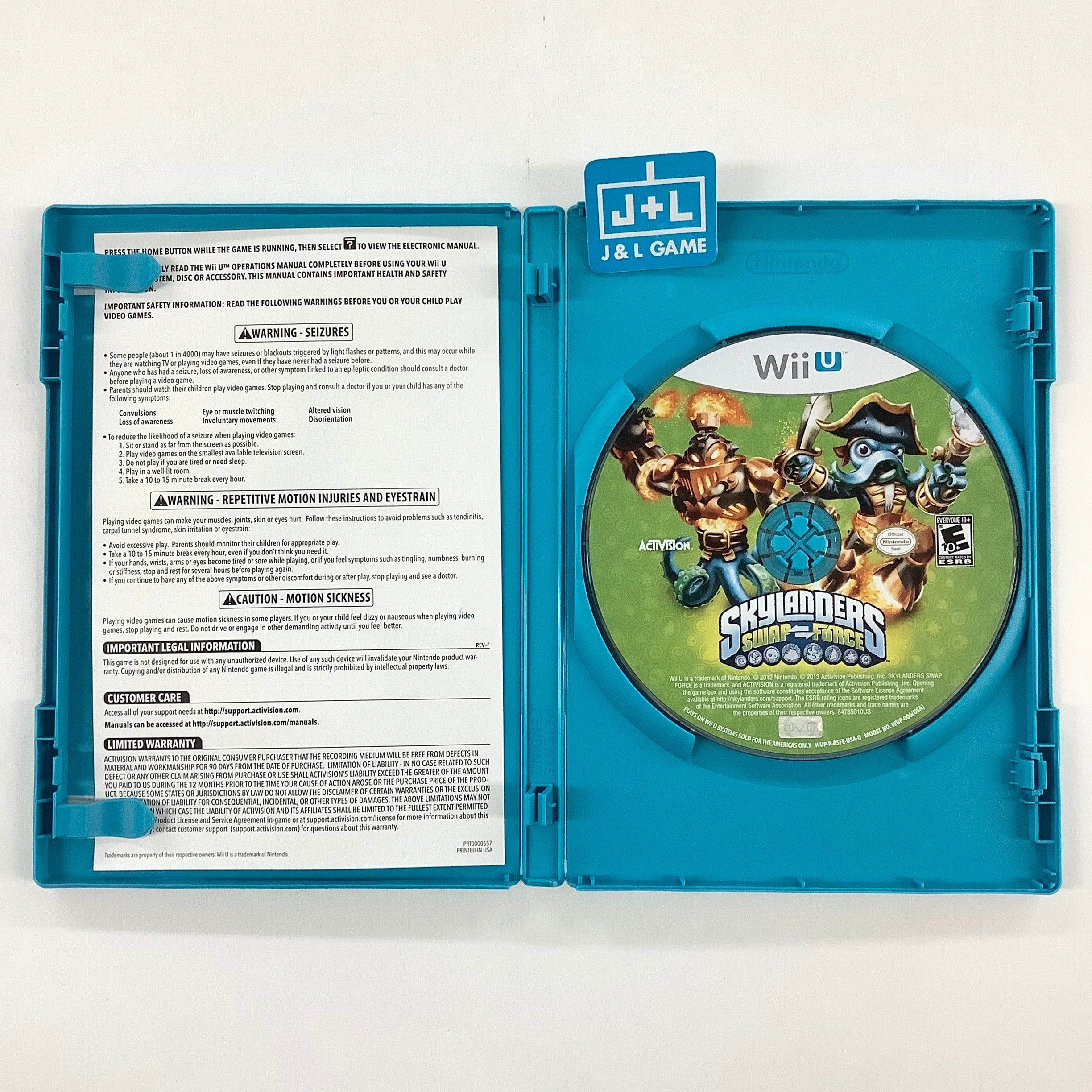 Skylanders Swap Force (GAME ONLY) - Nintendo Wii U [Pre-Owned] Video Games ACTIVISION   