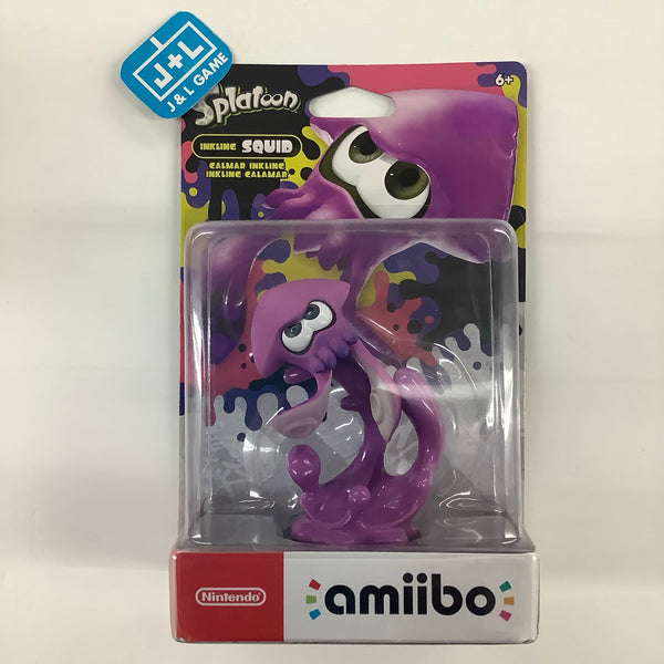 Splatoon Ika Neon online Purple Amiibo