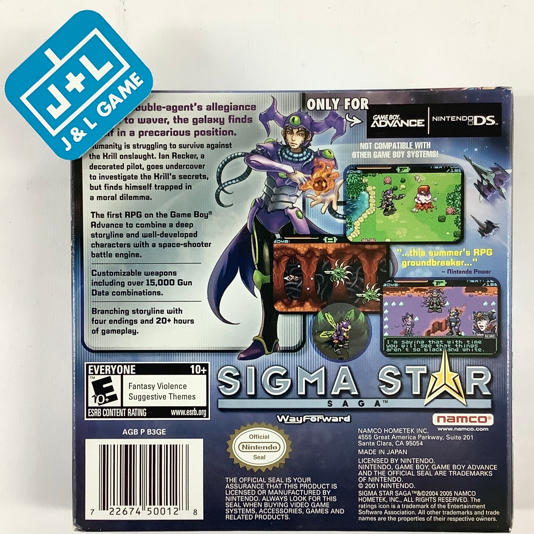 Sigma Star Saga for Nintendo Gameboy orders Advance