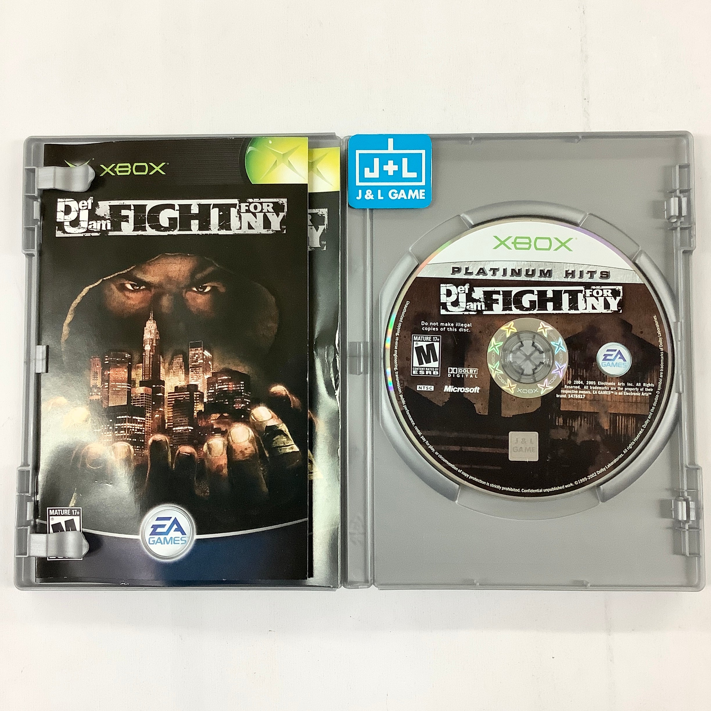 Microsoft Original Xbox deals Def Jam Fight For NY Video Game 2004 Complete In Box