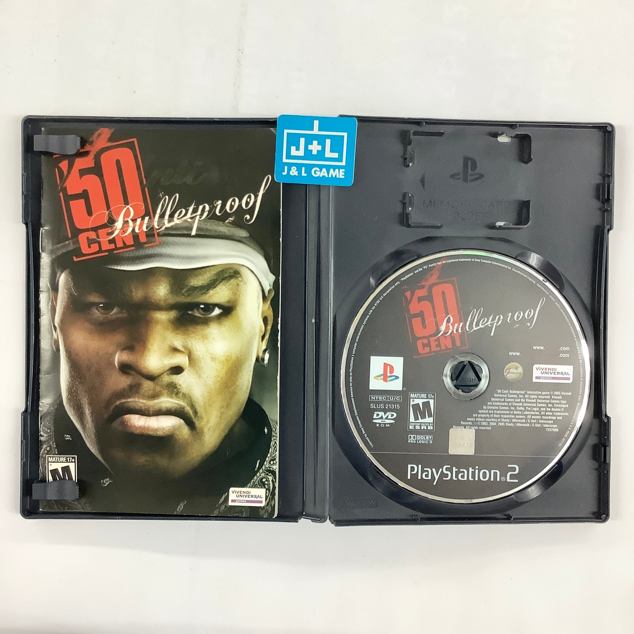 50 Cent: Bulletproof - (PS2) PlayStation 2 [Pre-Owned] – J&L Video ...