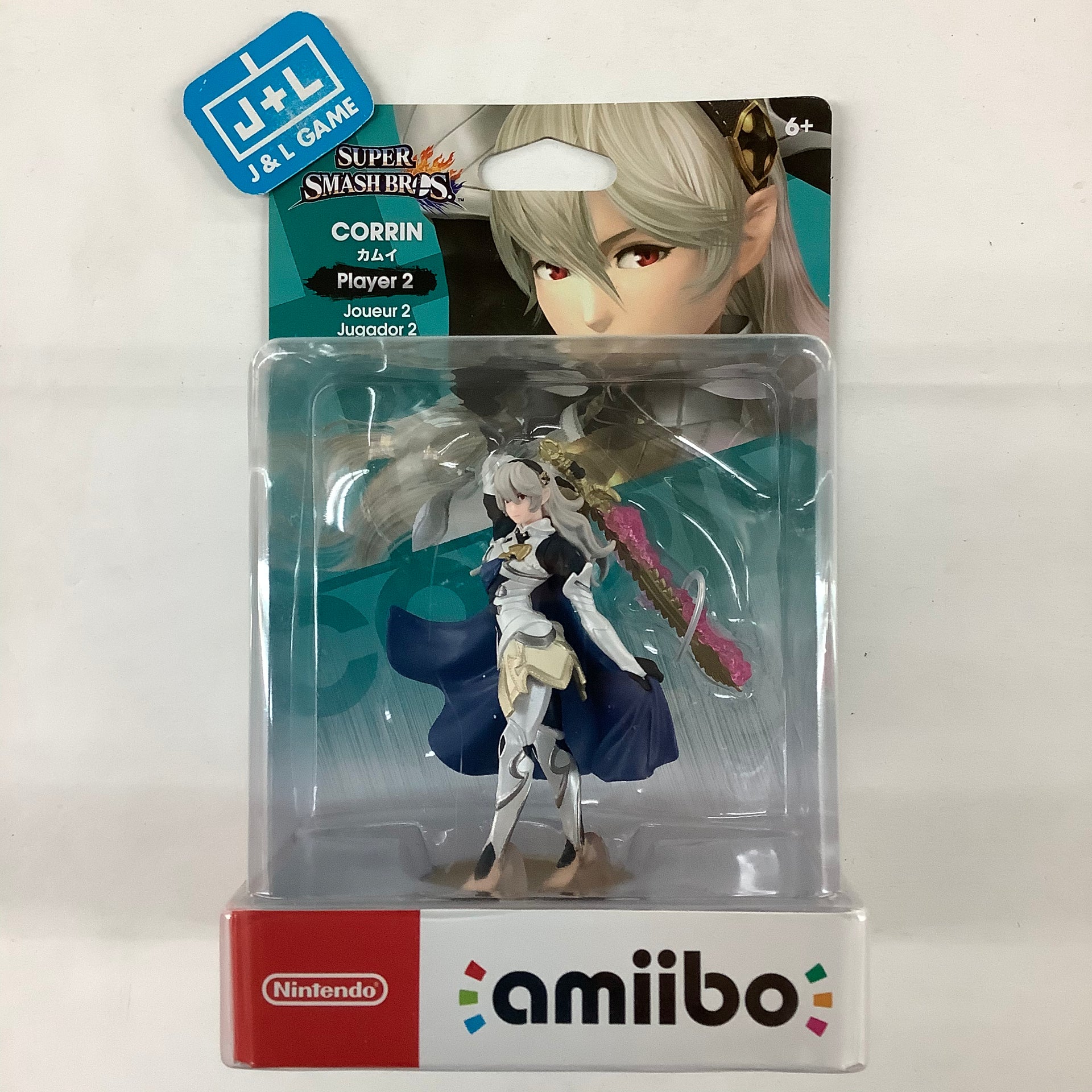 Nintendo Corrin Player 2 Super sale Smash Bros. amiibo Figure (2017 Original Release)