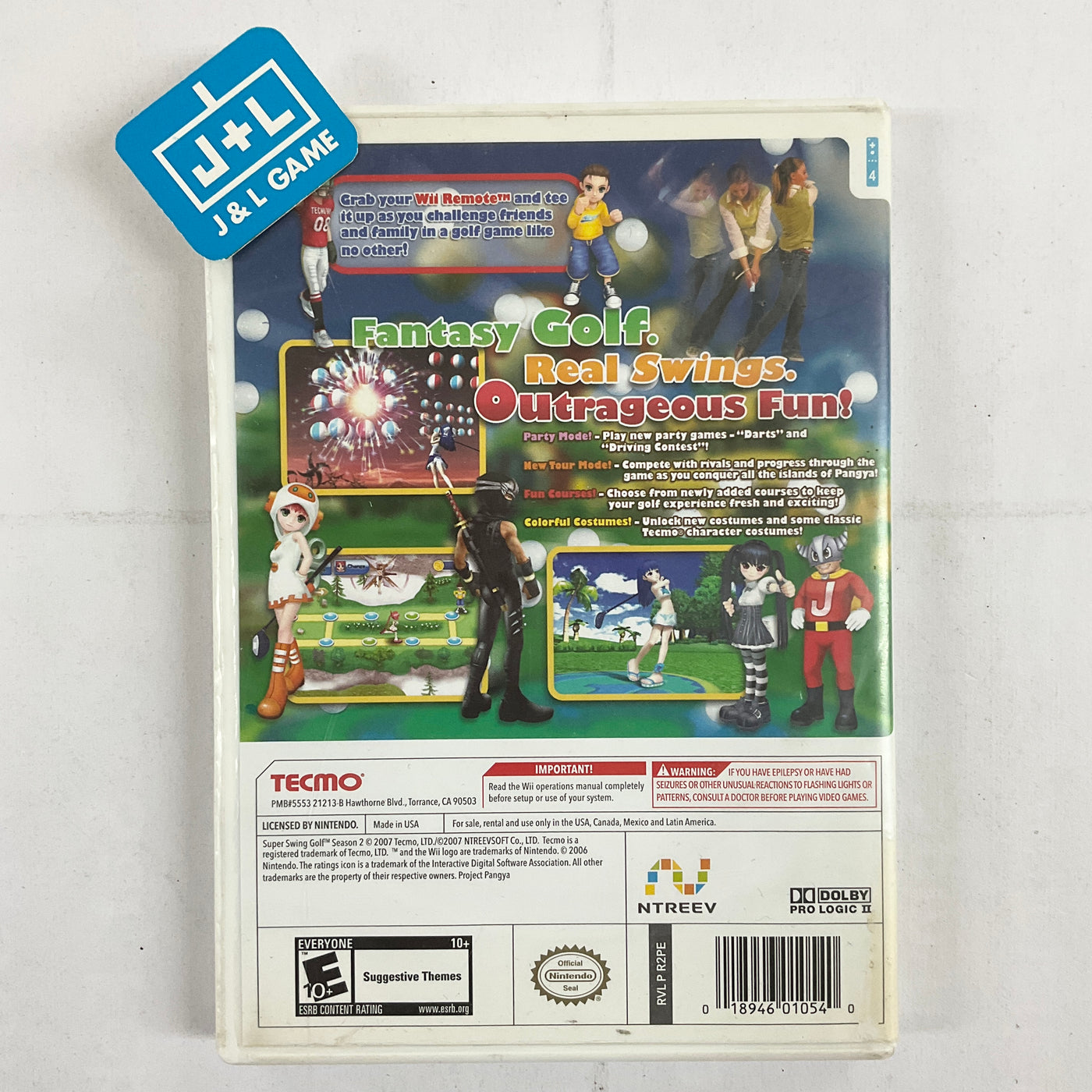 Super Swing Golf Season 2 - Nintendo Wii [Pre-Owned] | J&L Game