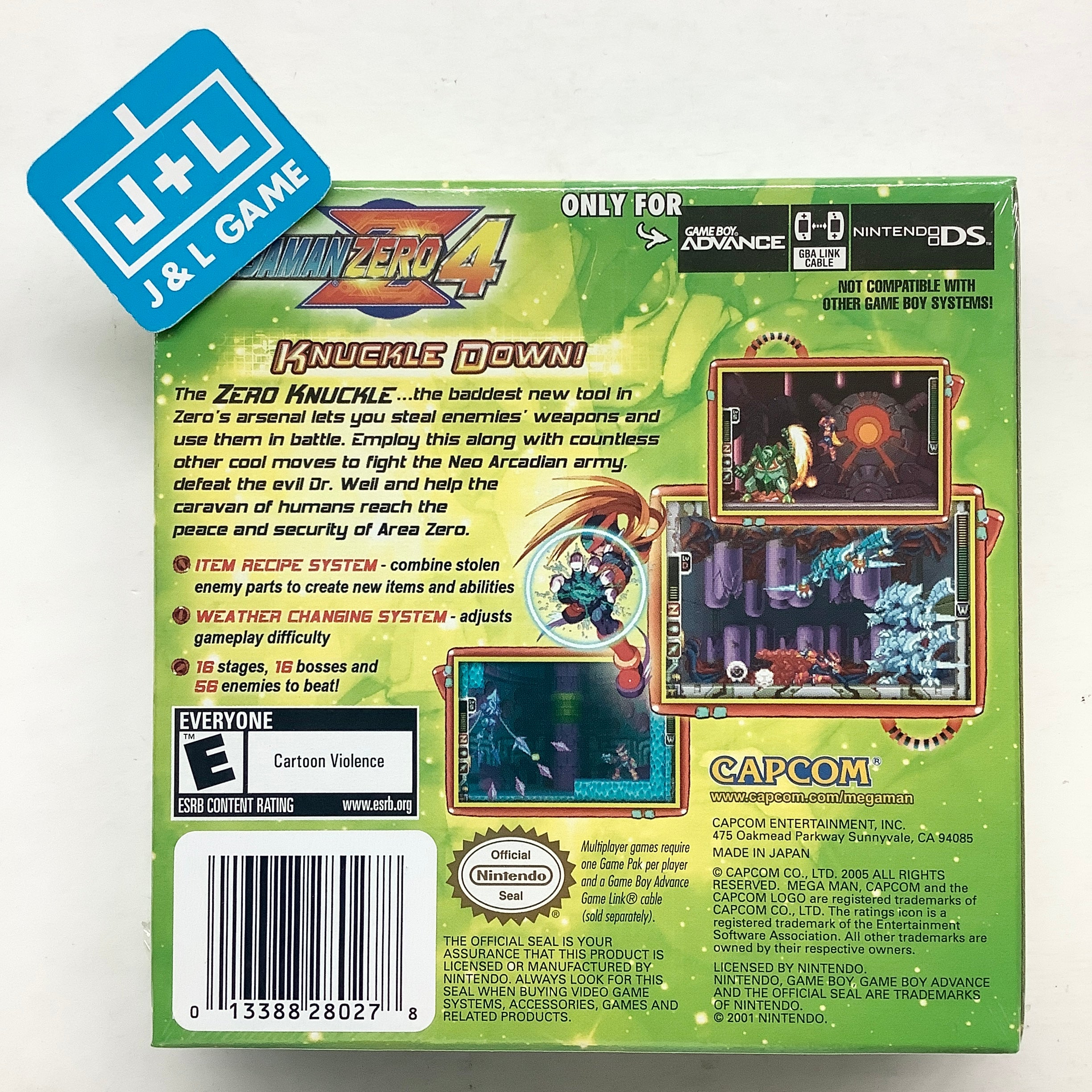 Mega Man Zero 4 - (GBA) Game Boy Advance Video Games Capcom   