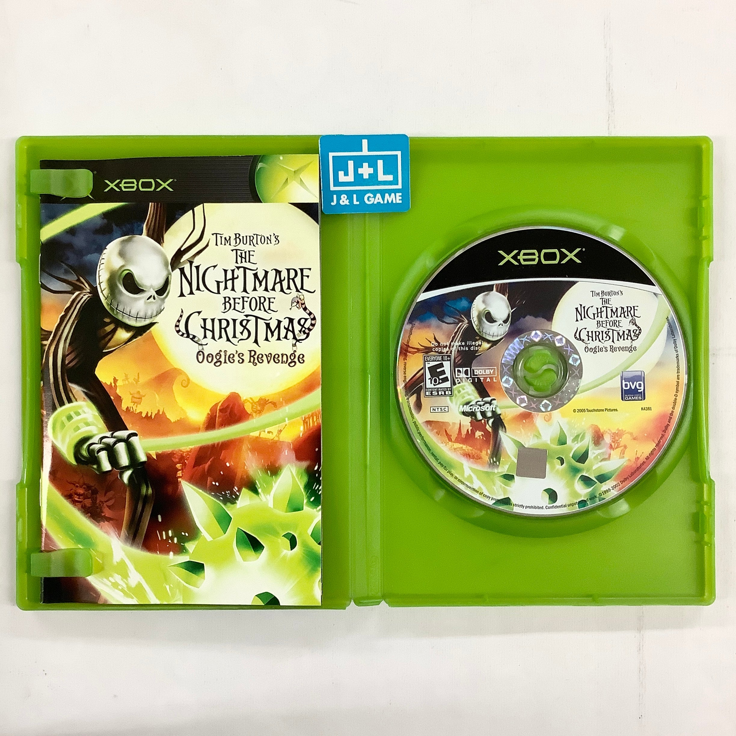 (tim Burton) nightmare before sold Christmas: oogie's revenge (Xbox)