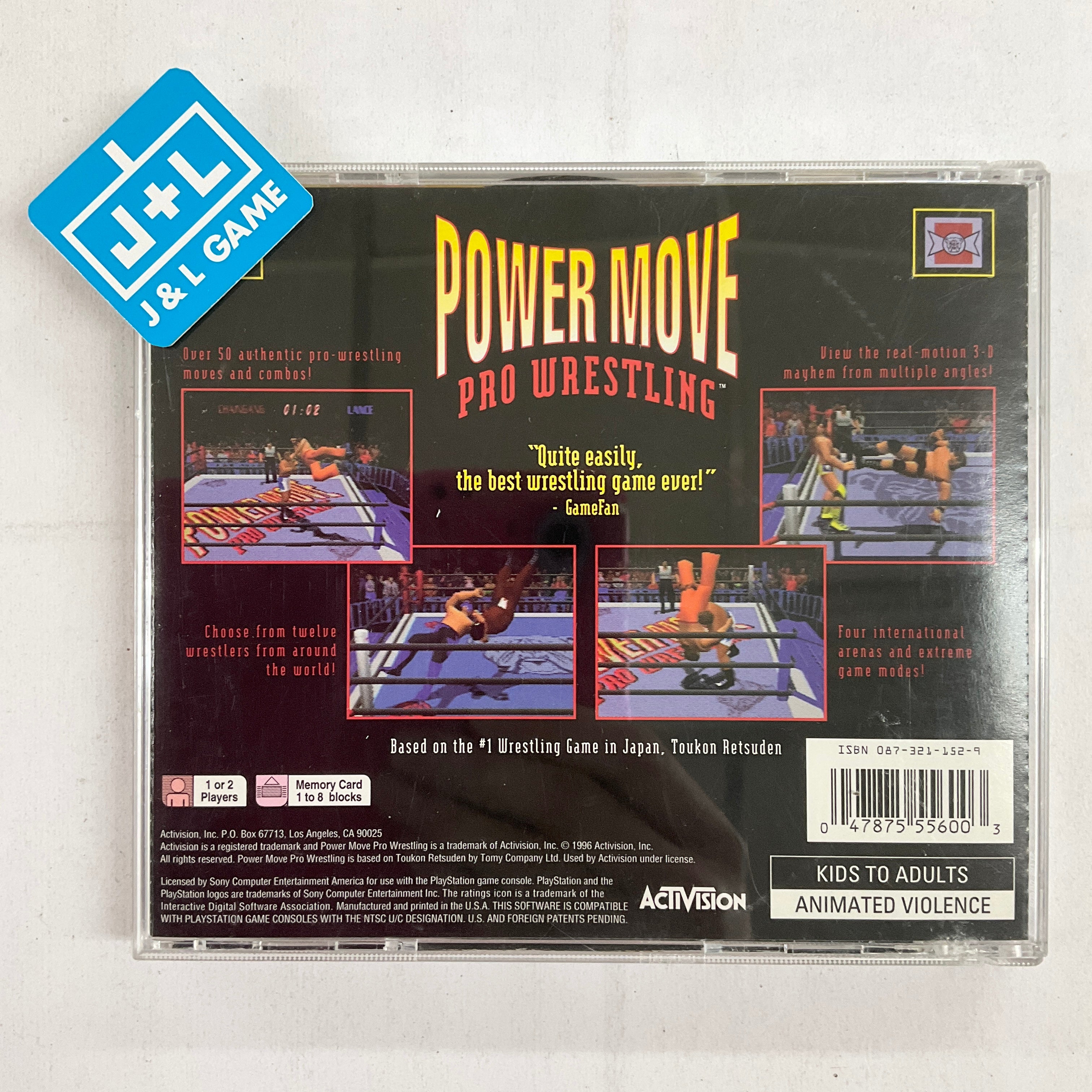 Power Move Pro Wrestling - (PS1) PlayStation 1 [Pre-Owned] Video Games Activision   