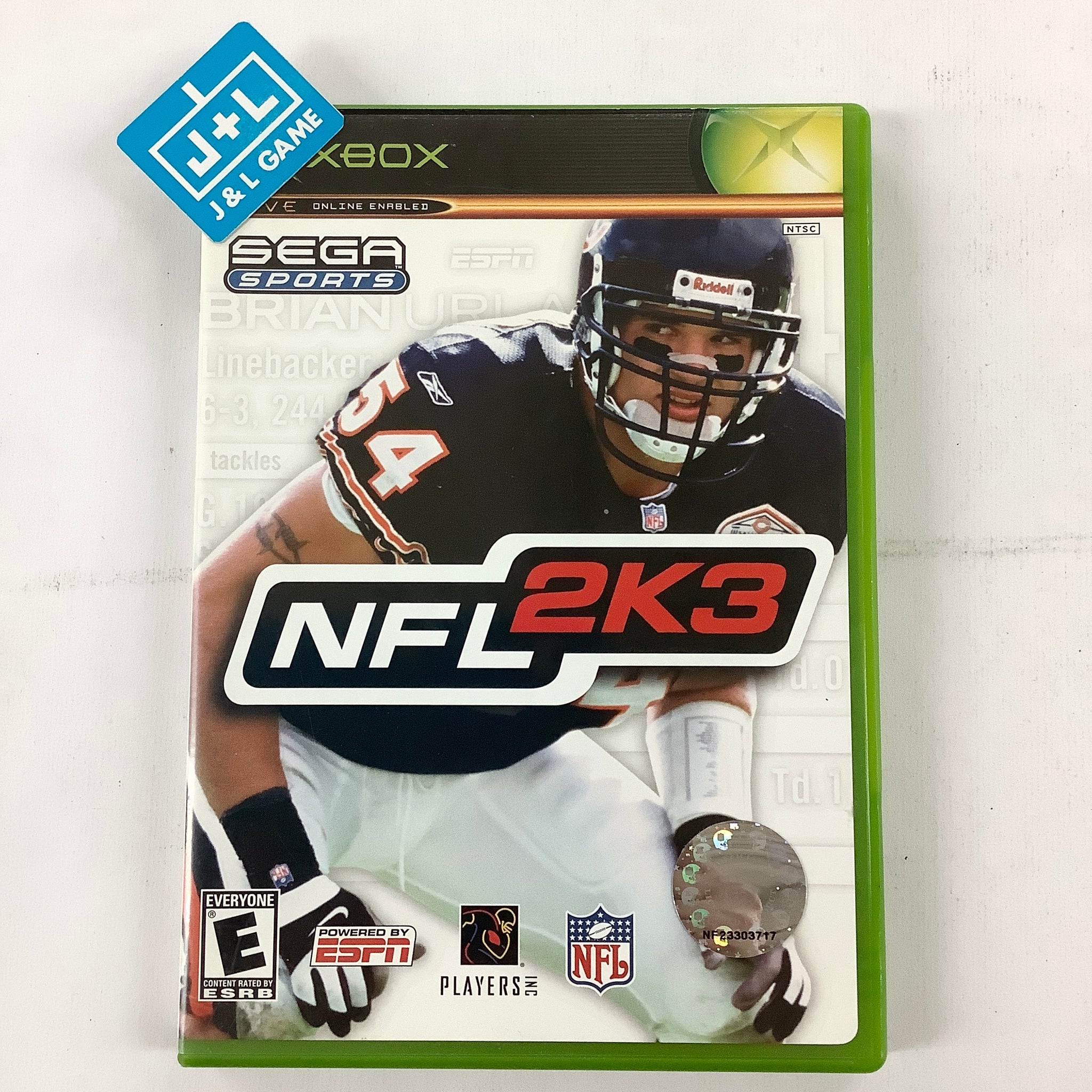 NFL 2K3 - (XB) Xbox [Pre-Owned] – J&L Video Games New York City