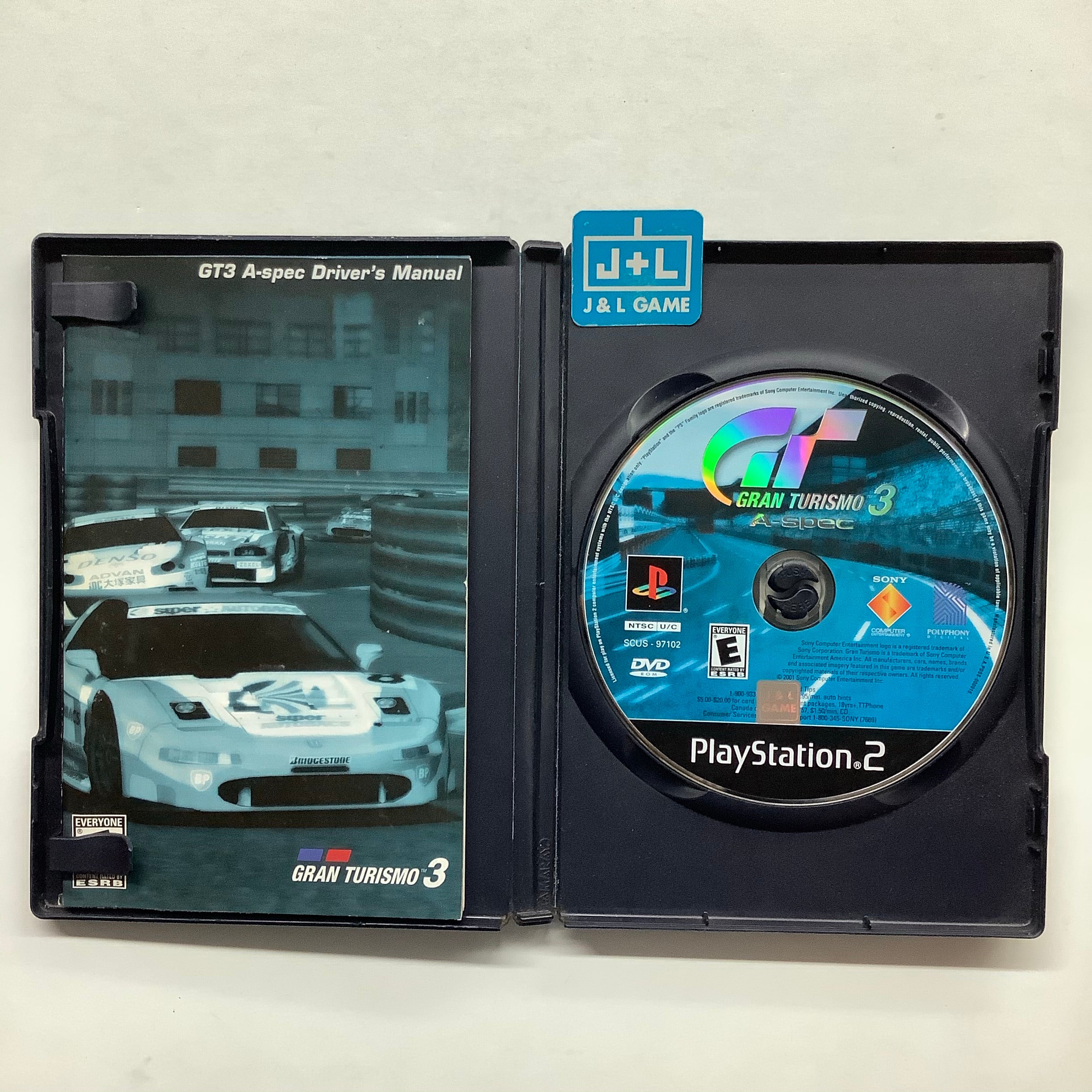 Gran Turismo 3: A-Spec - (PS2) PlayStation 2 [Pre-Owned]