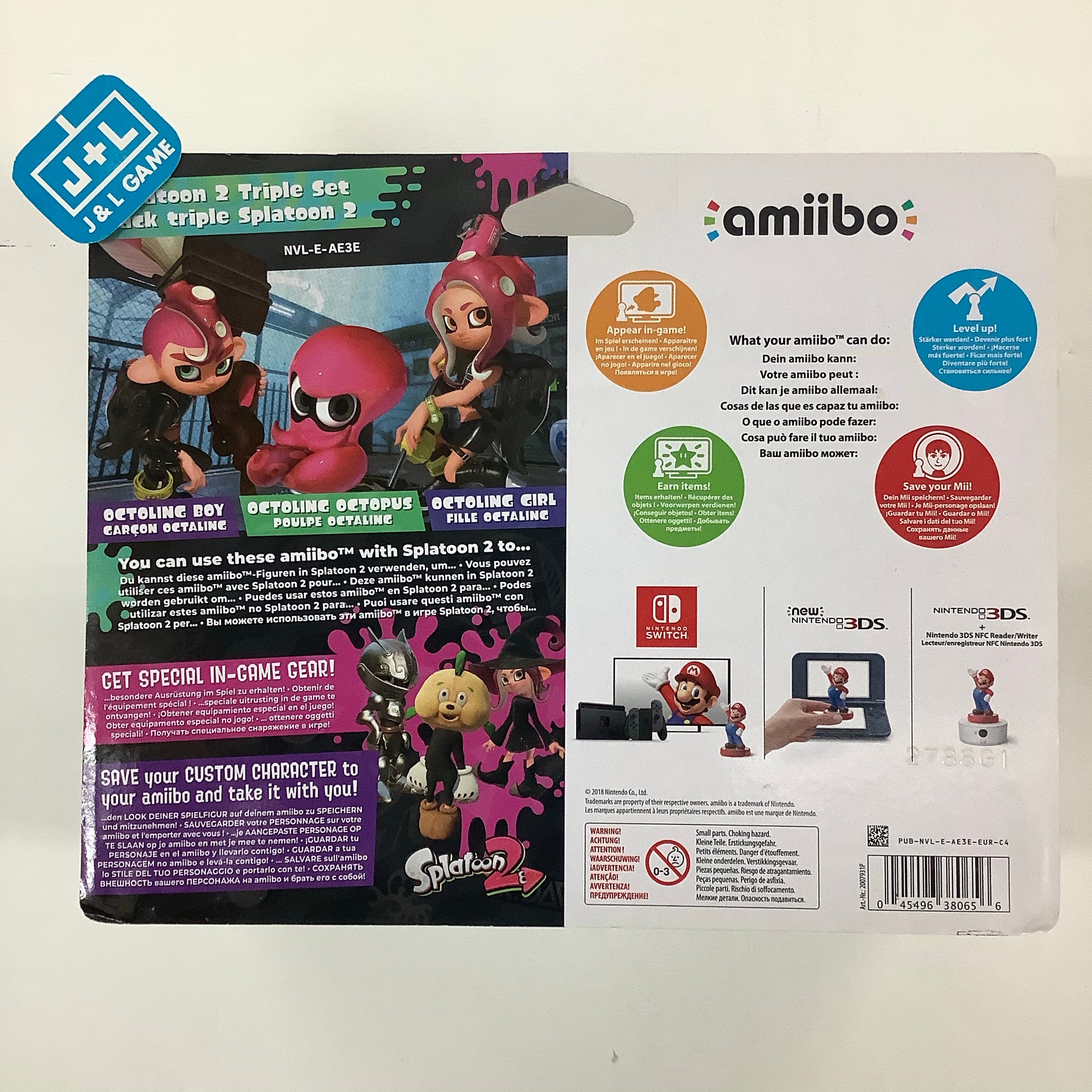 Octoling Amiibo 3-Pack sold - Splatoon