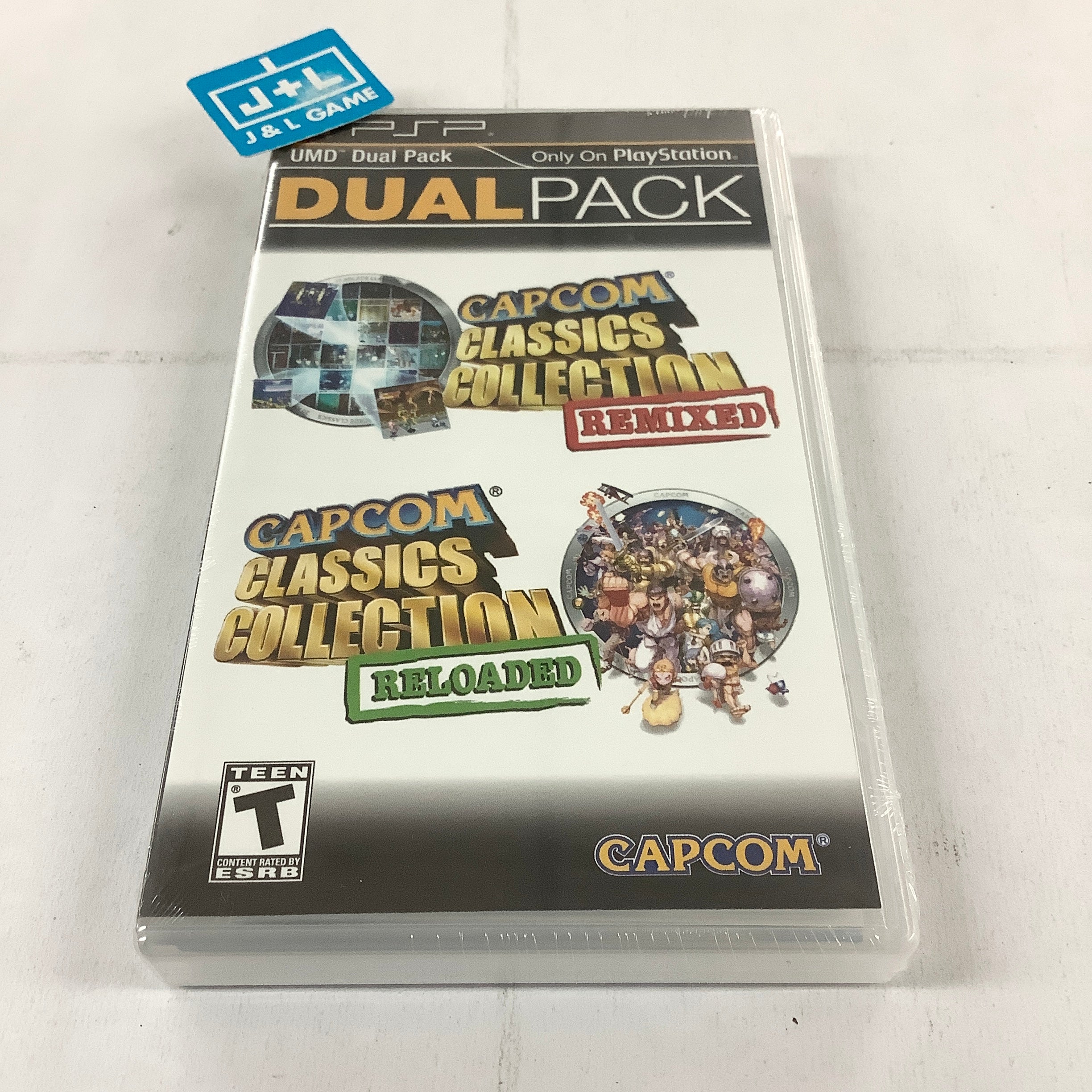 Capcom Classics Dual Pack: Remixed and Reloaded - Sony PSP