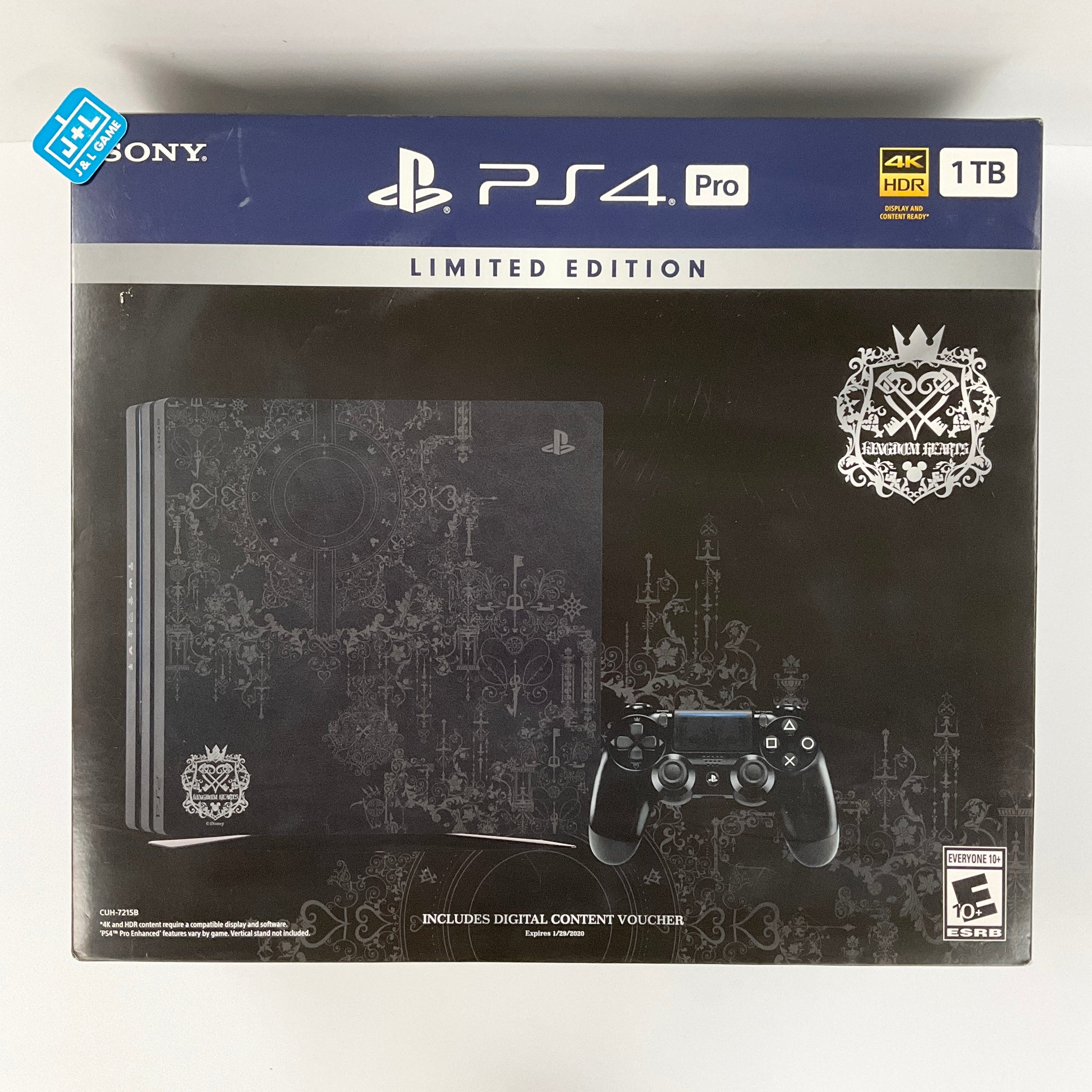 ps4 pro kingdom hearts Ⅲ limited edition ※ソフト付いてません 