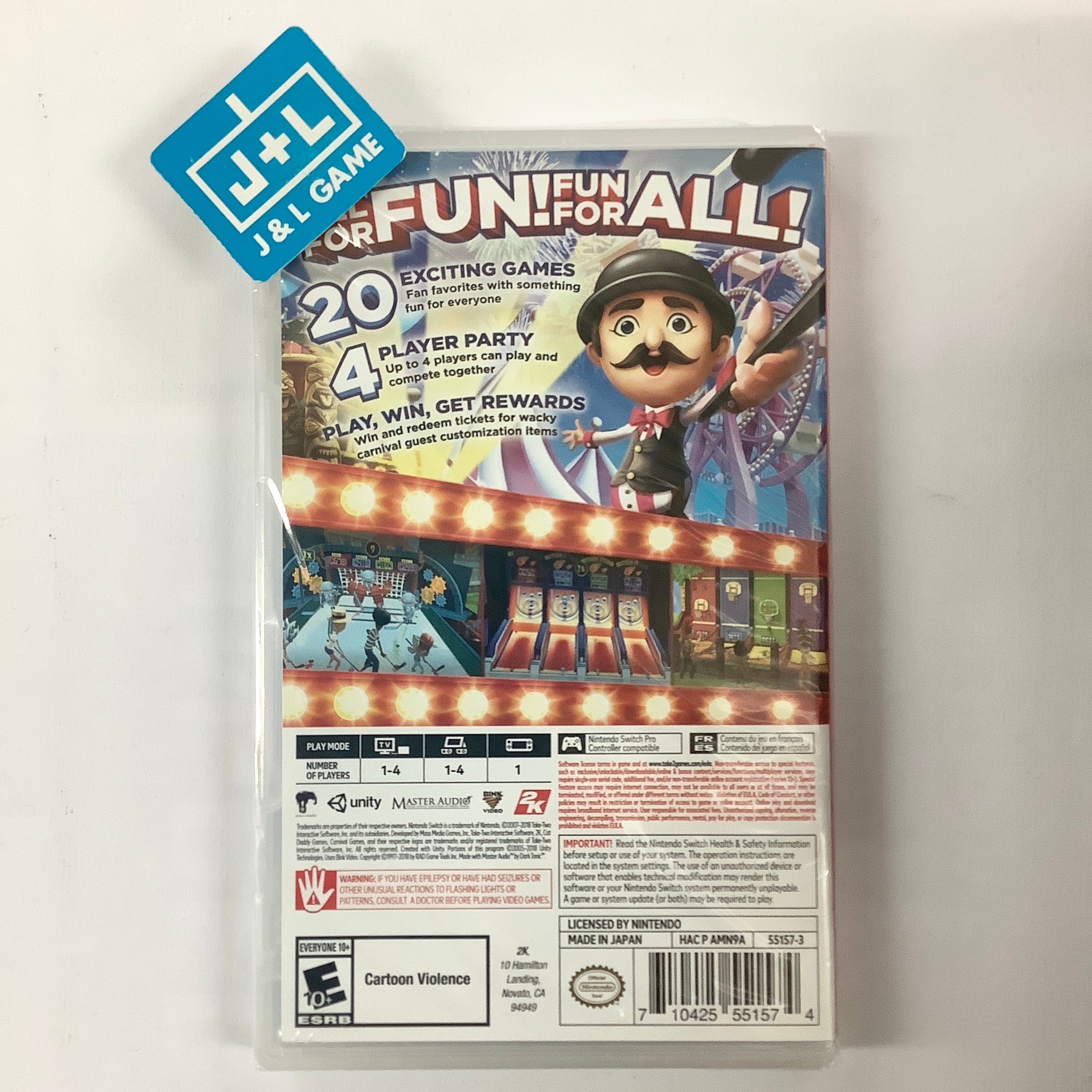 Carnival games deals nintendo switch