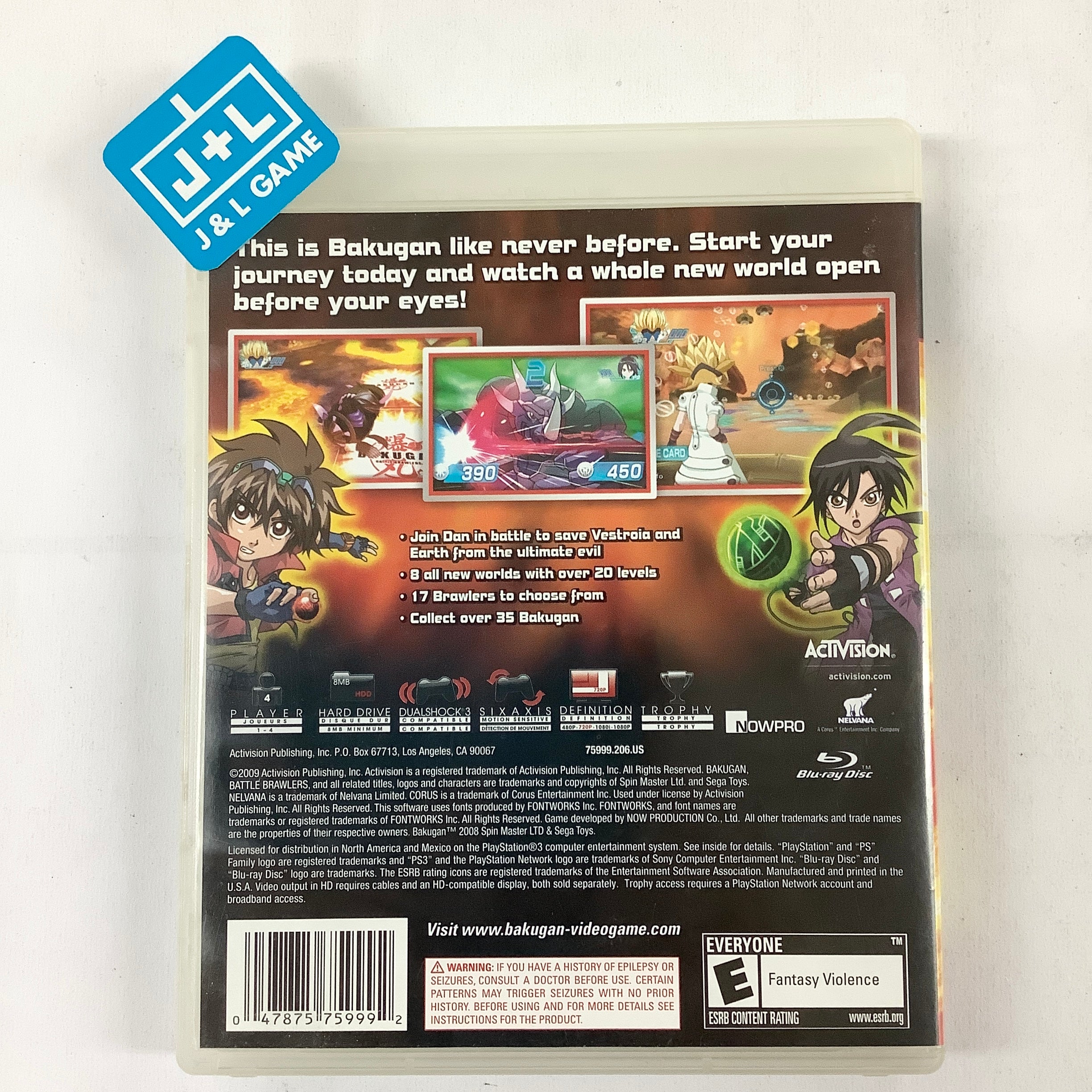 Bakugan Battle Brawlers - (PS3) PlayStation 3 [Pre-Owned]