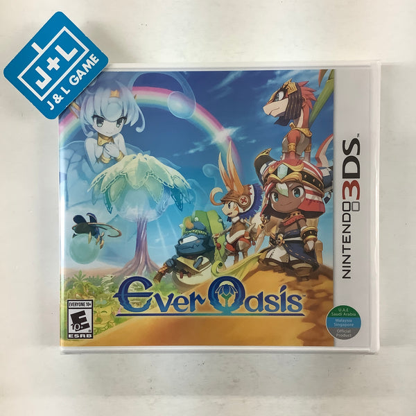 Ever Oasis (Nintendo 3DS, 2017) VGA 80 Near Mint top Graded