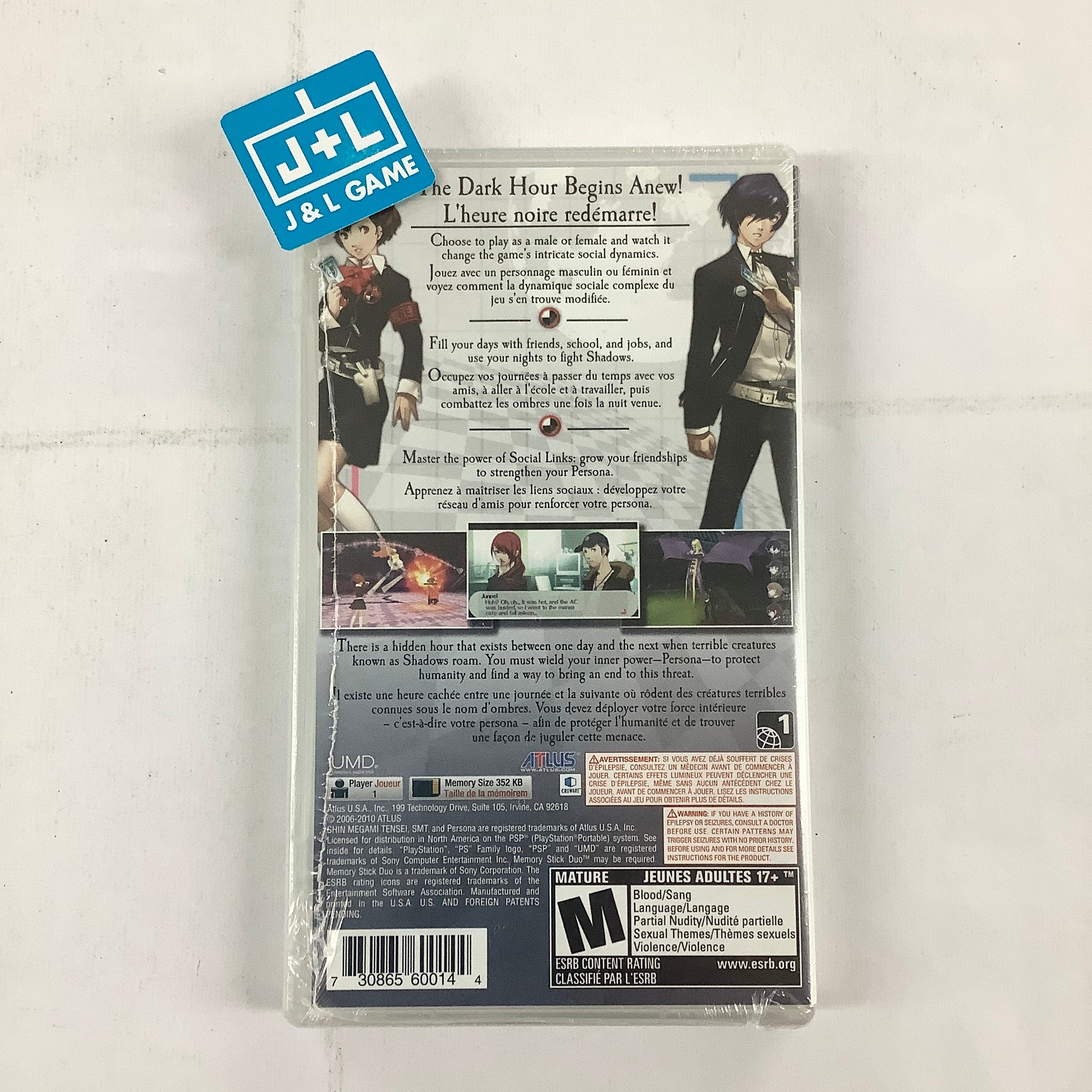 Shin Megami Tensei: Persona 3 Portable For Sony PSP store