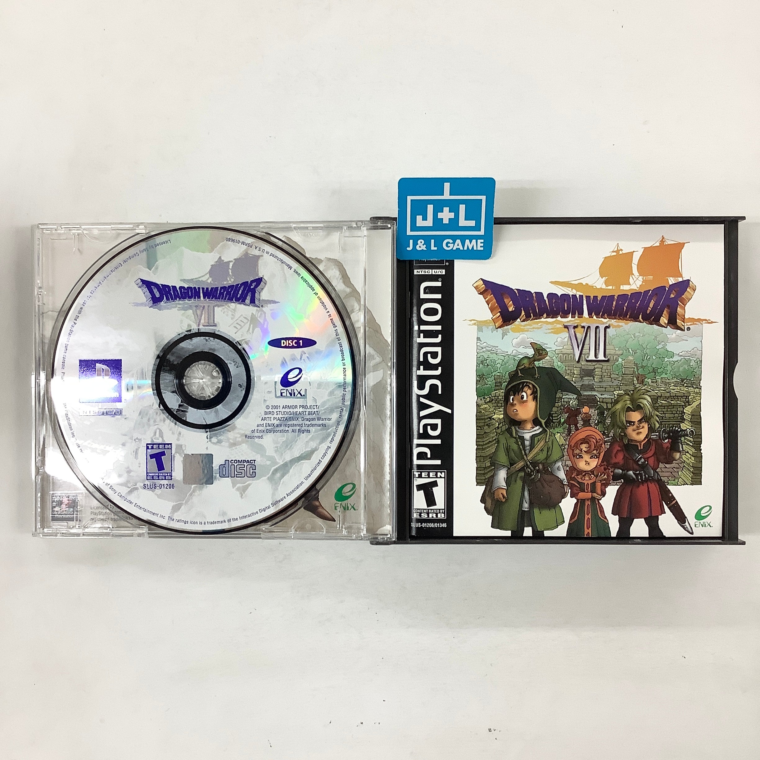 Dragon cheapest Warrior 7 For Playstation 1