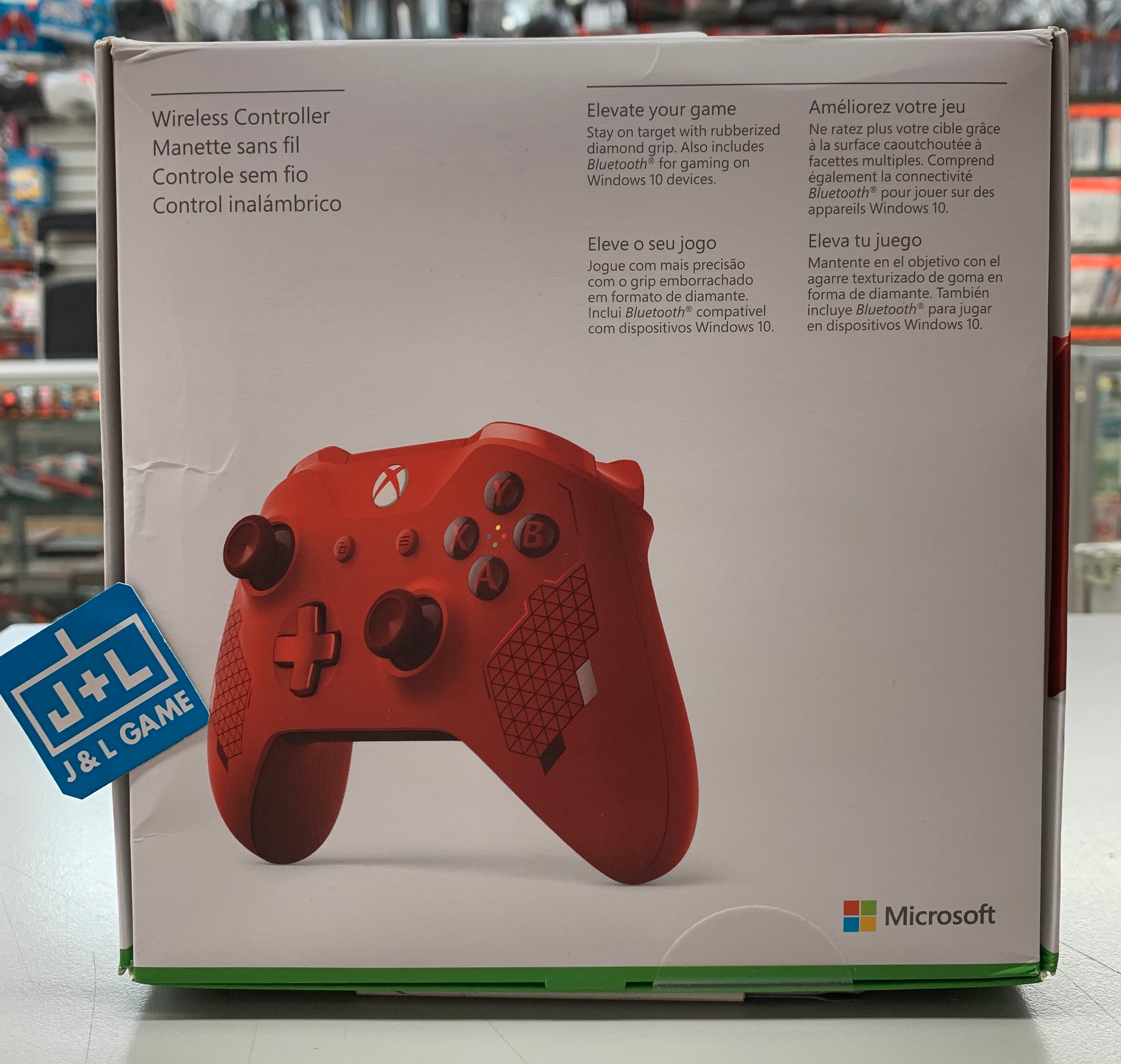 Microsoft Xbox One Wireless Controller Sport Red Special Edition Jandl Game