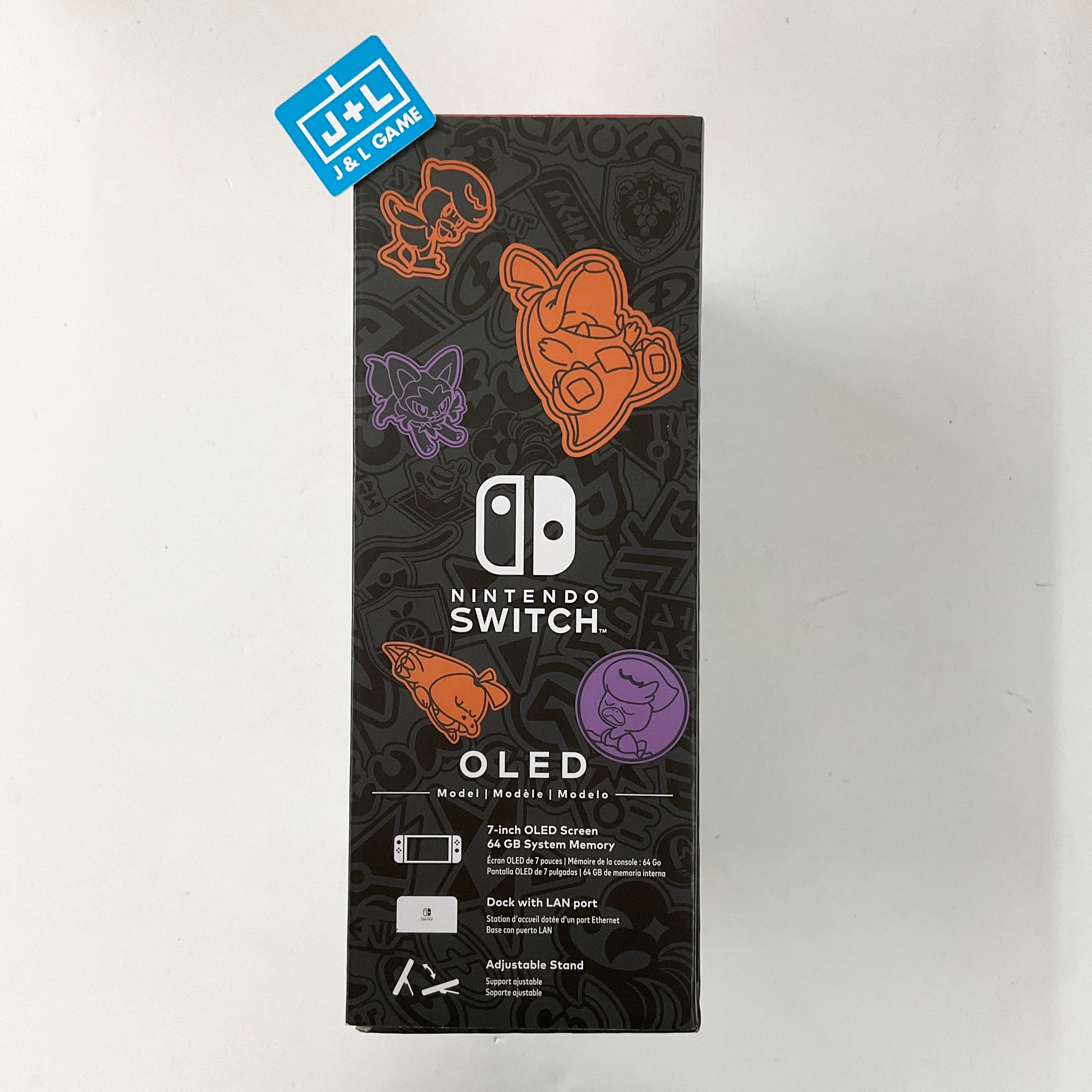 NEW online Nintendo Switch OLED Pokémon Scarlet & Violet Edition - DOCK & HDMI CABLE