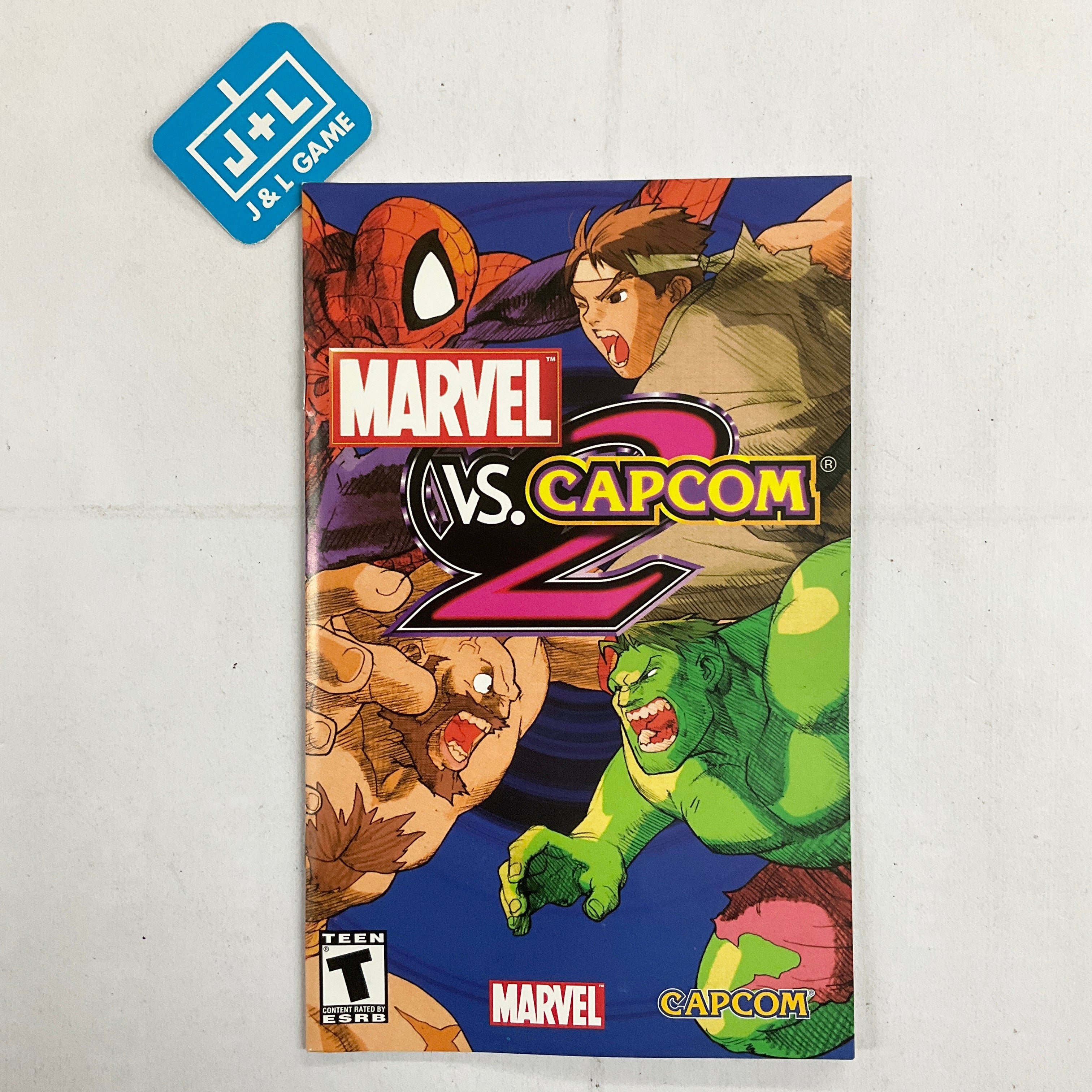 Marvel vs Capcom 2 (Complete) factory on Playstation 2