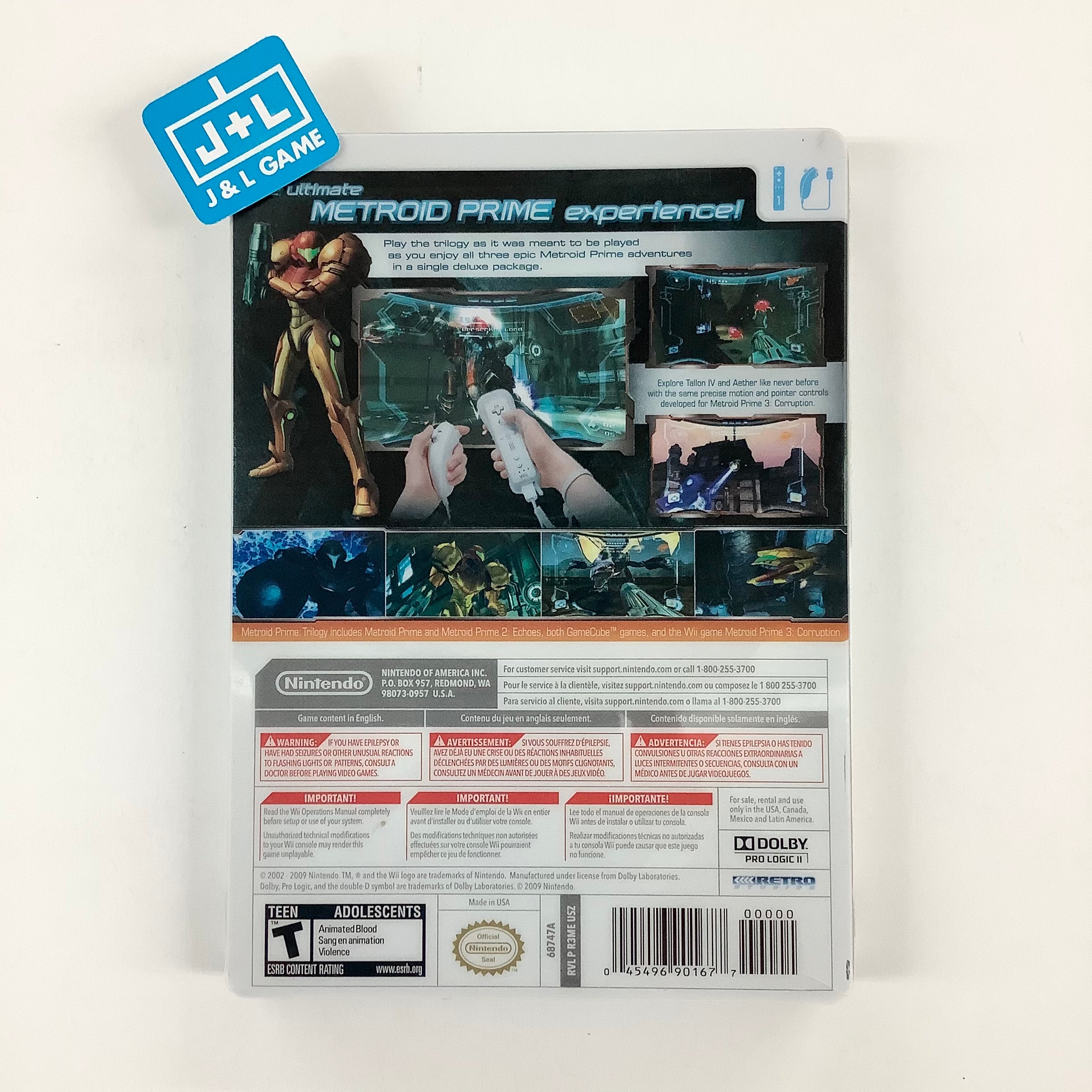 Metroid Prime Trilogy (Collector's Edition) - Nintendo Wii [Pre-Owned]