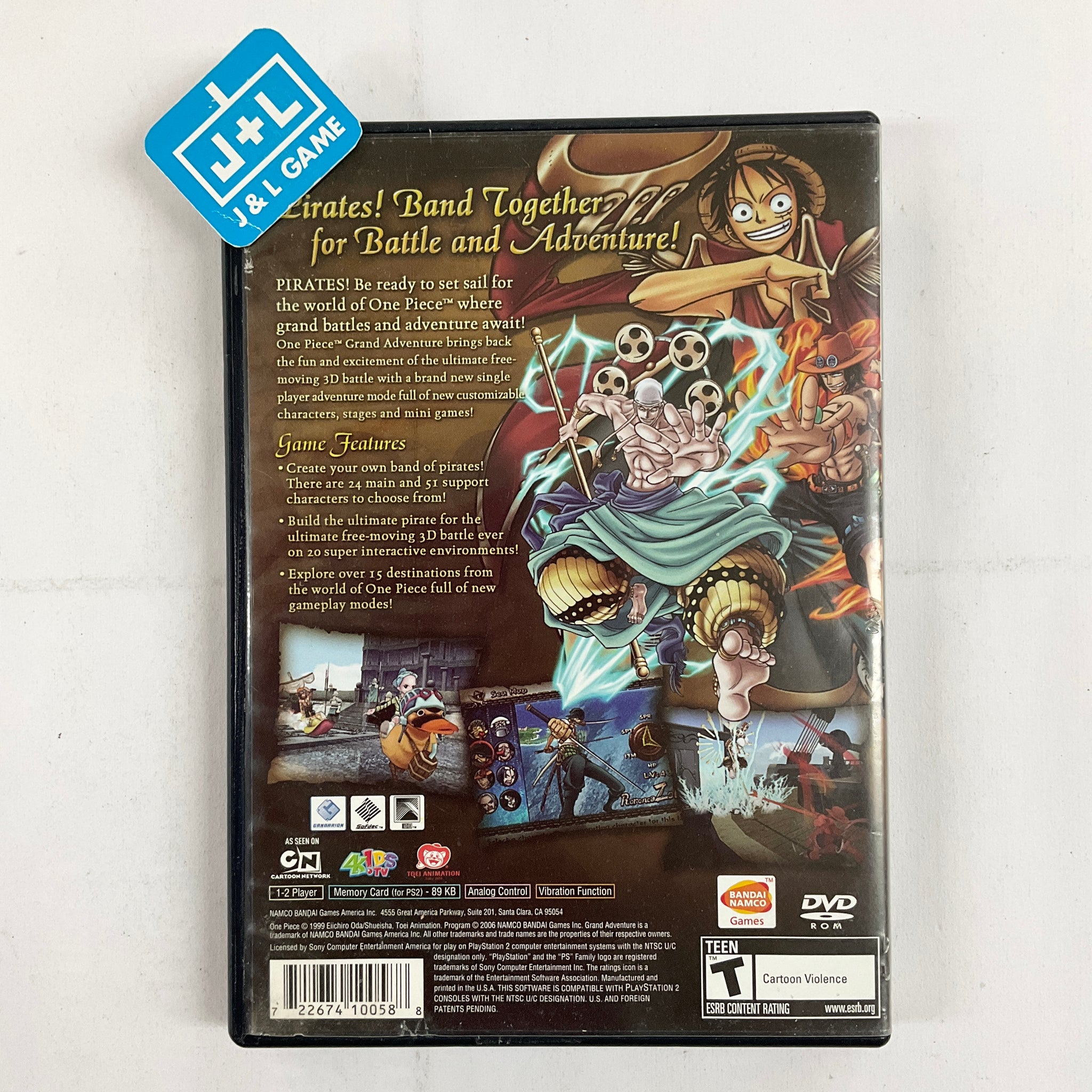 One Piece: Grand Adventure - (PS2) PlayStation 2 [Pre-Owned] – J&L ...