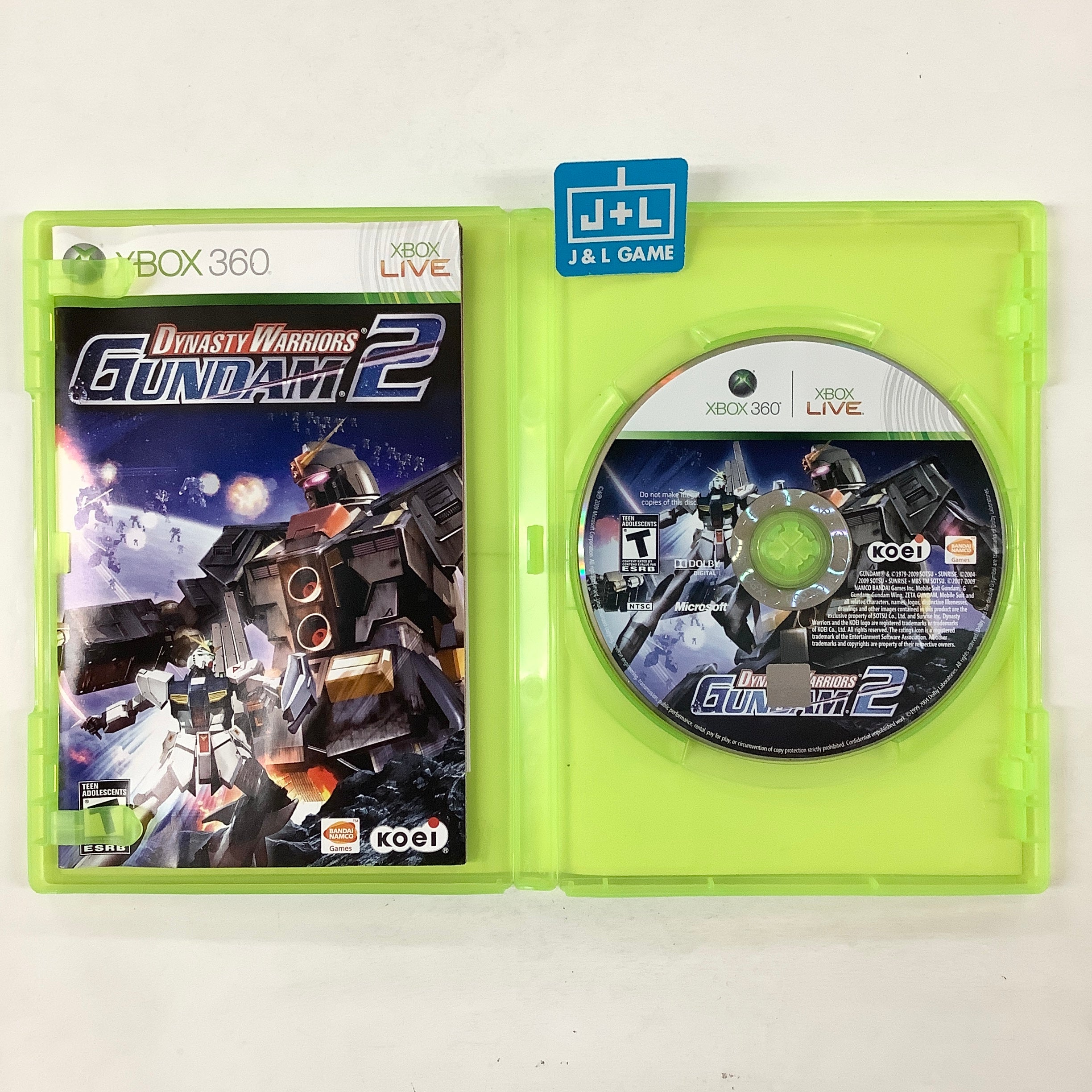 Dynasty Warriors Gundam for Xbox 360 Wata grade 9.6 A. Not store vga cgc