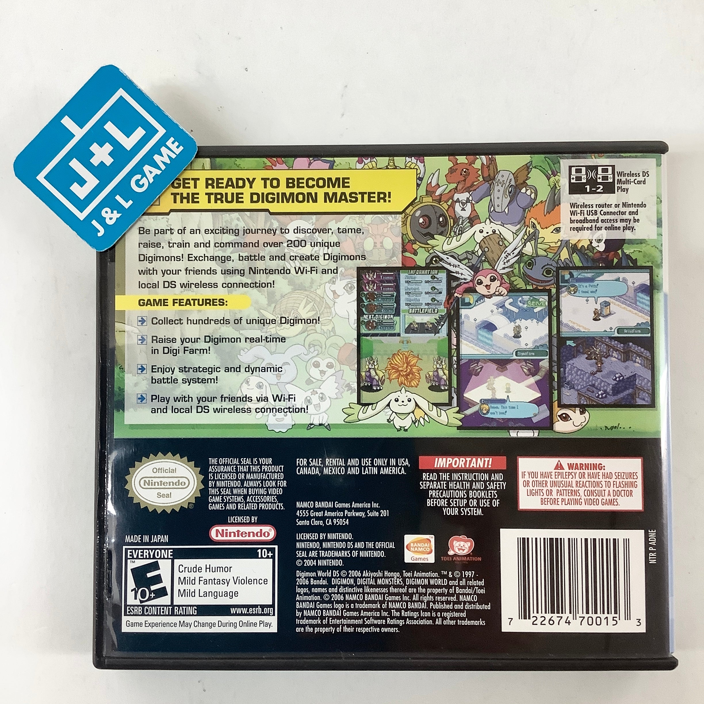 Digimon World DS for store Nintendo DS Complete in Box