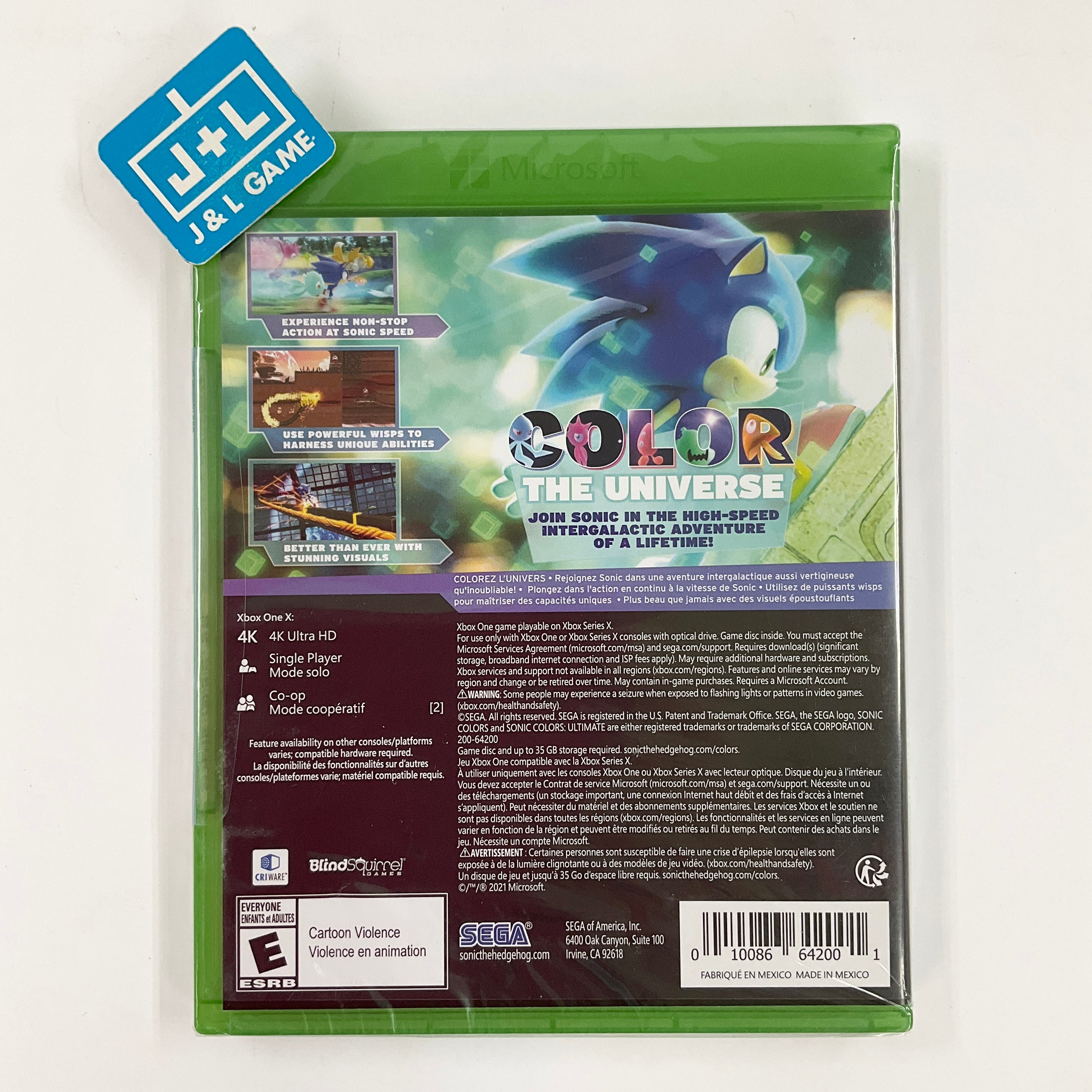 Sonic Colors Ultimate - (XSX) Xbox Series X Video Games SEGA   